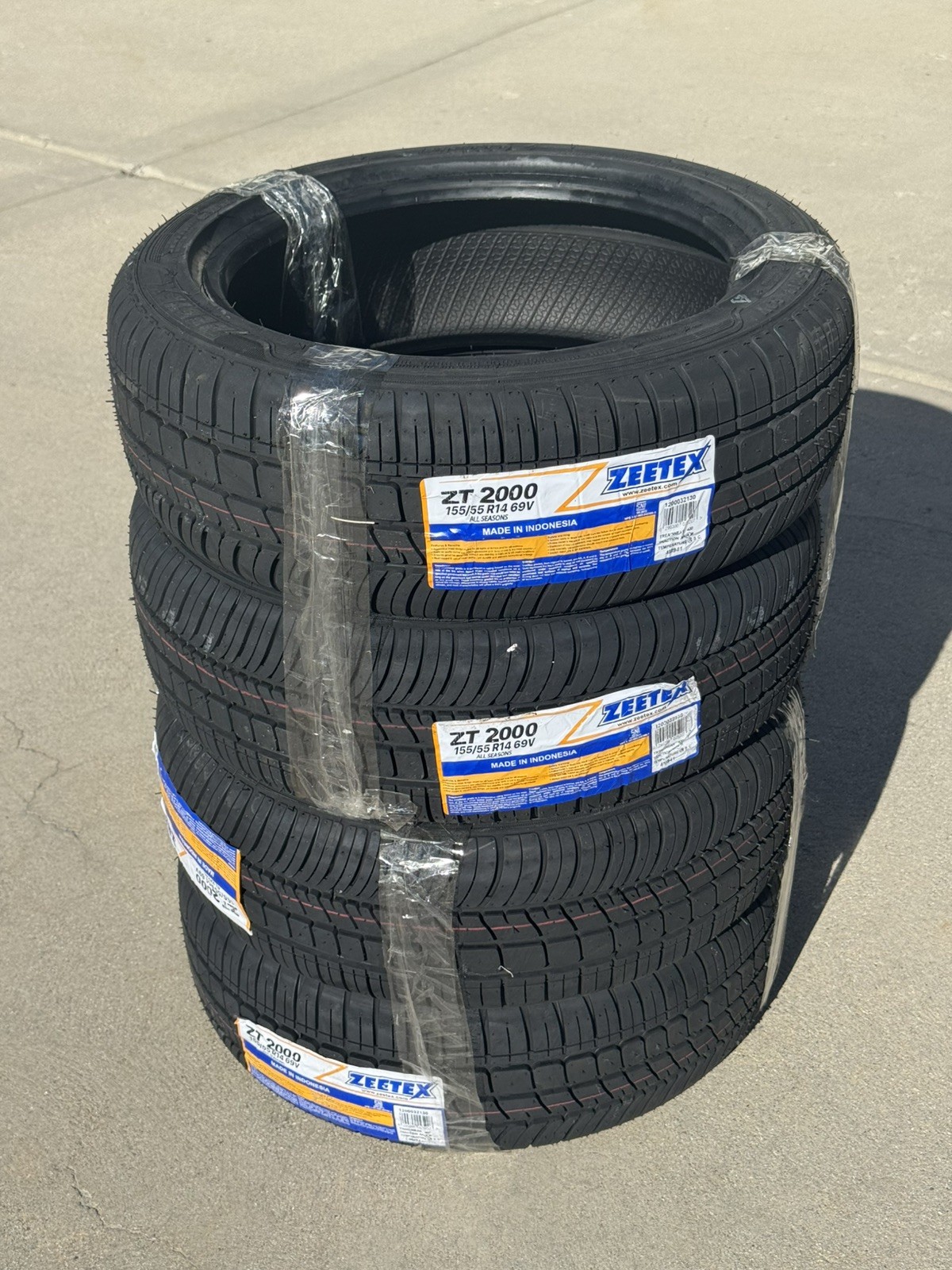 Rare Size – Tires – Zeetex ZT2000 155/55R14 – 4pcs full set – BRAND NEW -Kei JDM