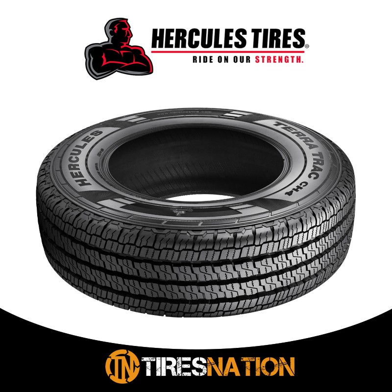 (1) New Hercules TERRA TRAC CH4 LT245/75R17/10 121/118S Tires