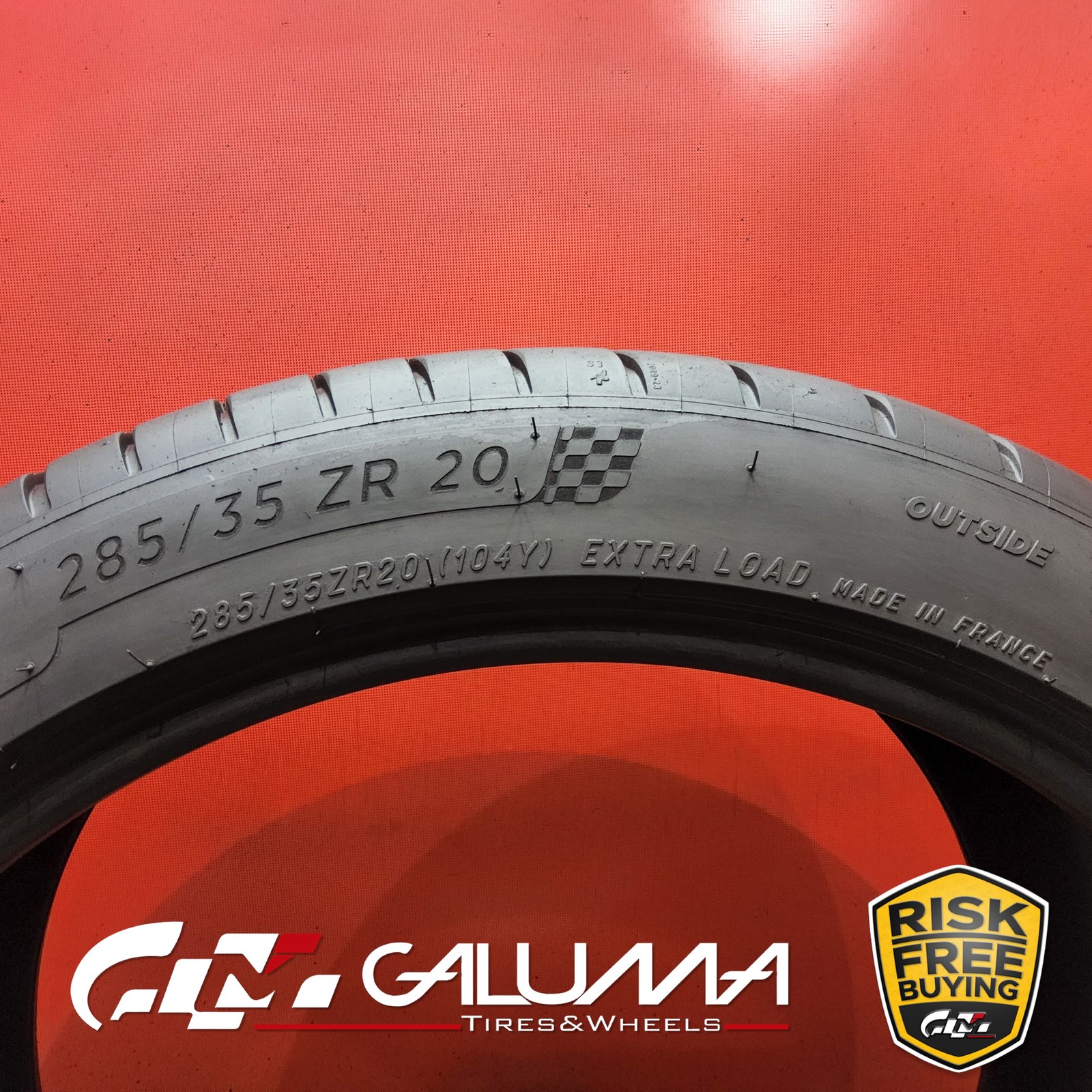 1 Tire LikeNEW Michelin Pilot Sport 4S ★ XL 285/35ZR20 2853520 No Repairs #96074