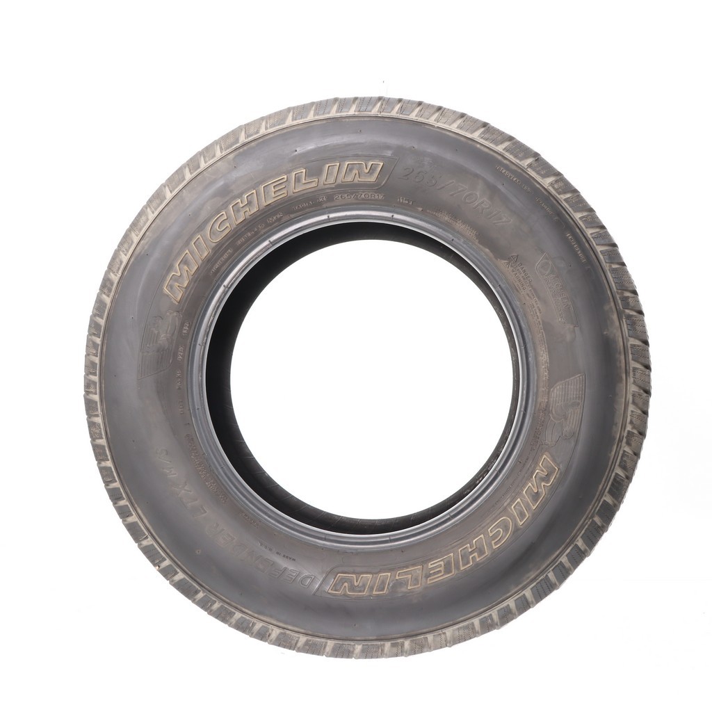 Set of (4) Used 265/70R17 Michelin Defender LTX M/S 115T – 6.5-8/32