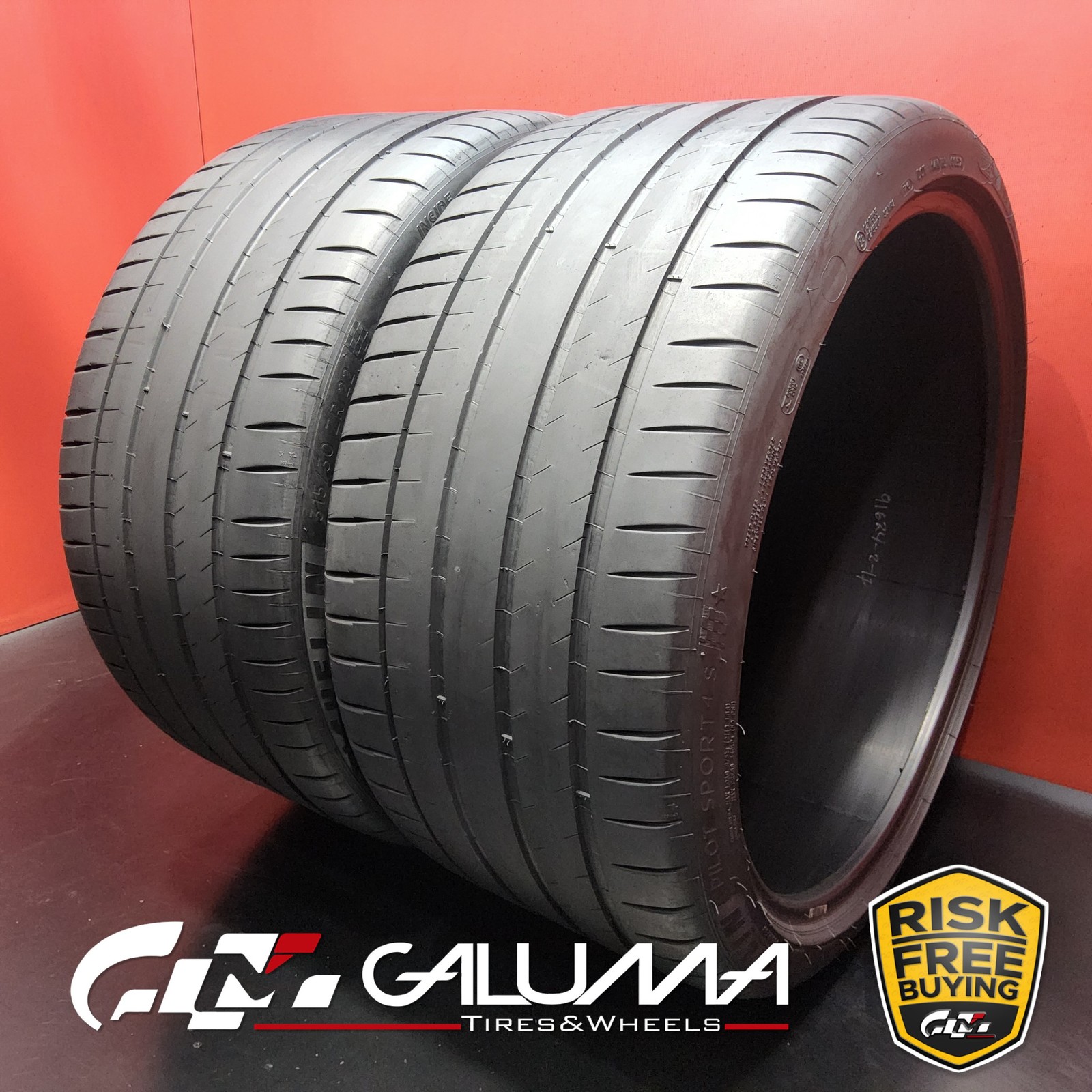 Set of 2 Tires Michelin Pilot Sport 4S ★ XL 315/30ZR22 315/30/22 3153022 #91624