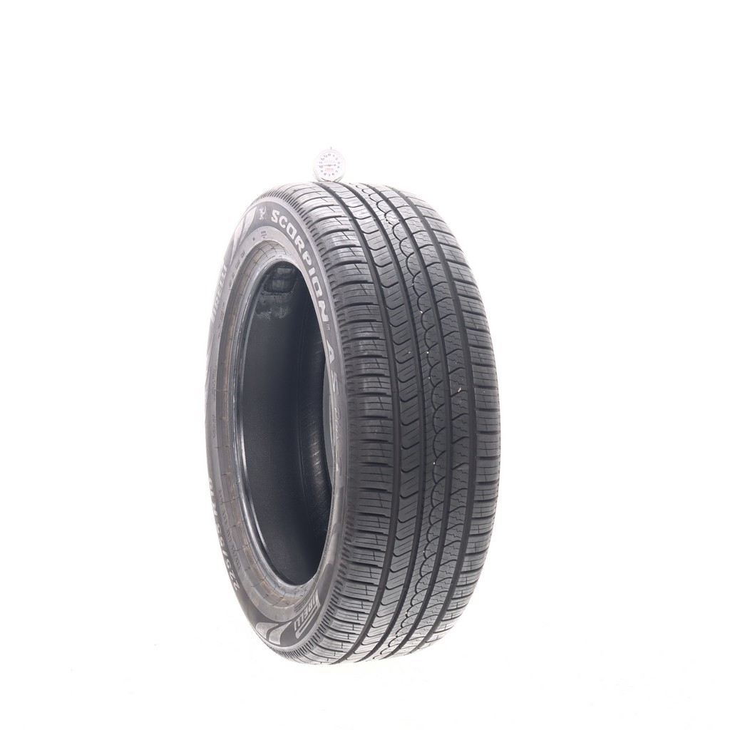 Set of (4) Used 225/55R19 Pirelli Scorpion AS Plus 3 99V – 8-10/32 (192YO)