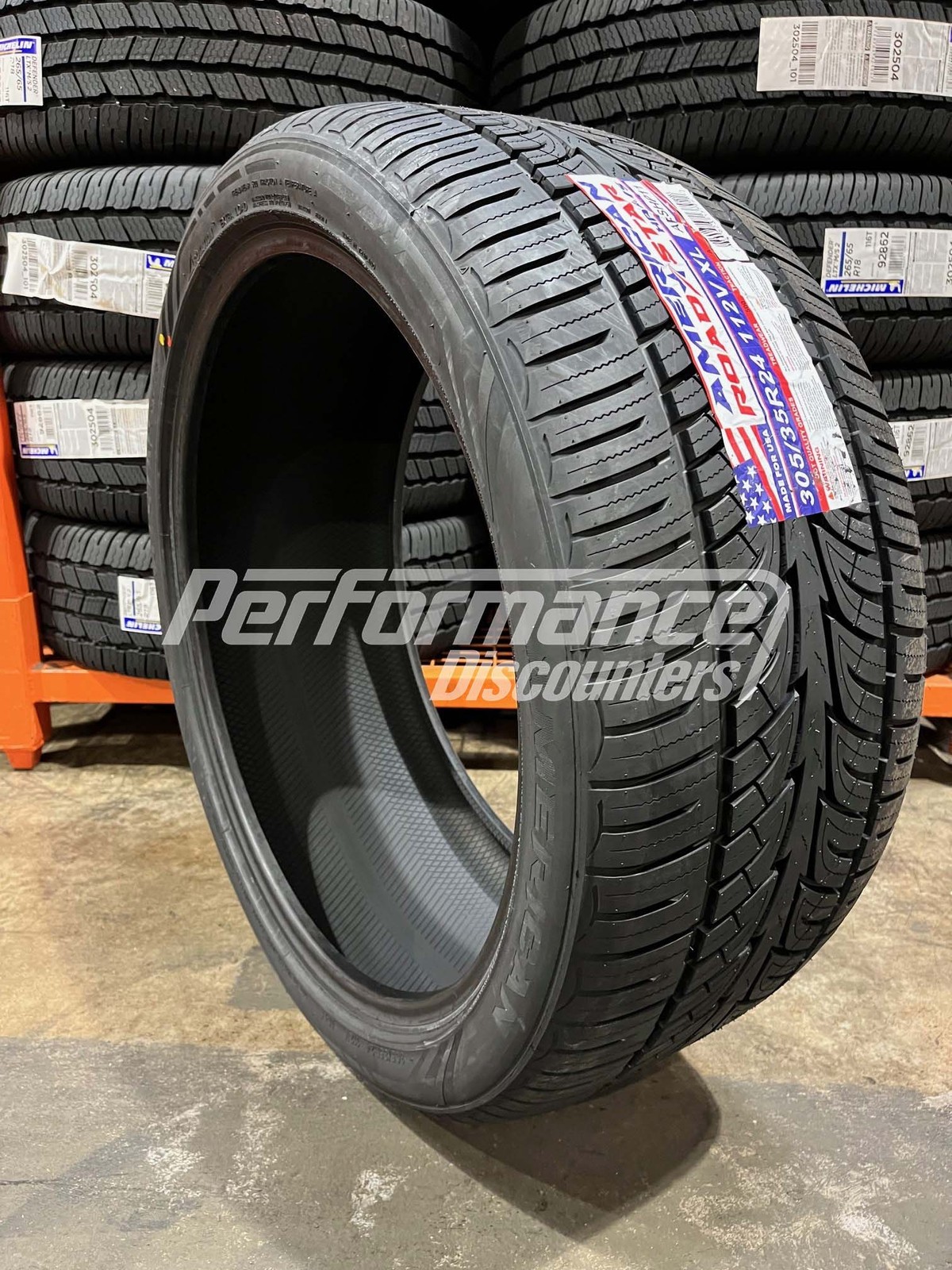 2 New American Roadstar HP A/S Tires 305/35R24 112V SL BSW 305 35 24 3053524