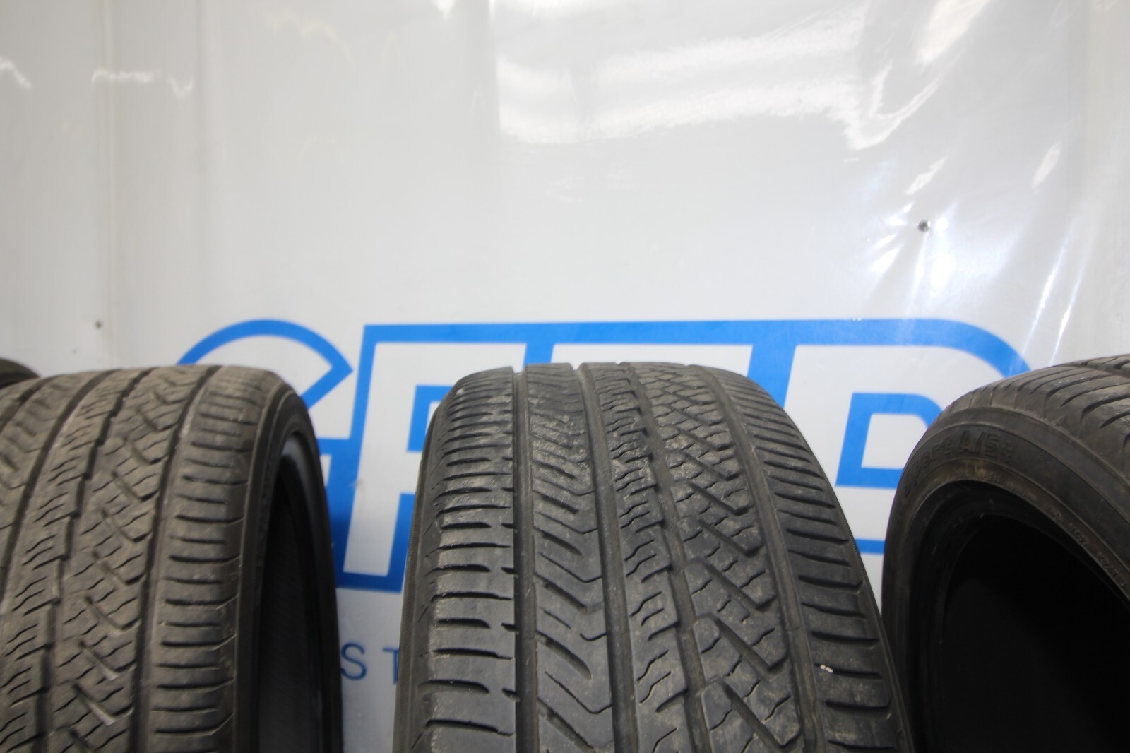 YOKOHAMA ADVAN SPORT AS+ 245/40R18 97Y DOT 34/21 9/32NDS TREAD REMAINING TIRES