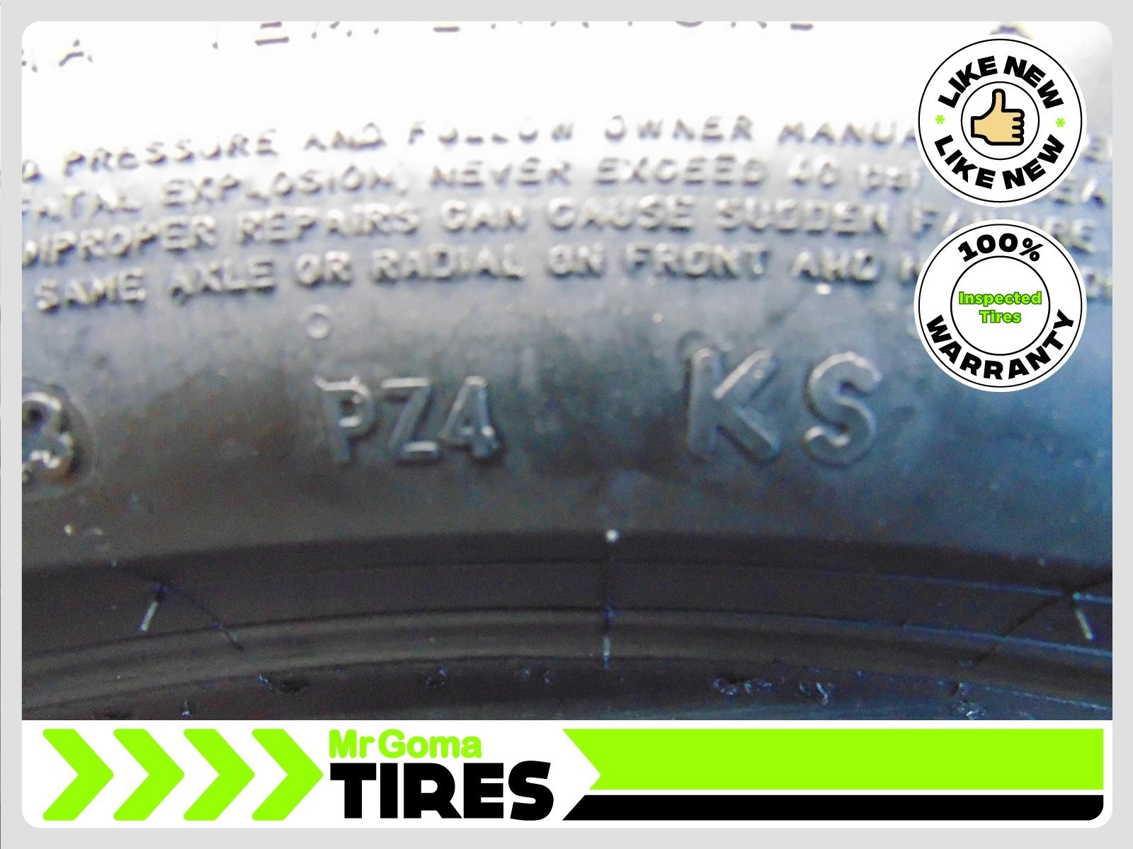 2 PIRELLI P ZERO TM PZ4 KS RFT RSC XL 315/35R22 111Y 7.7/32 AVG Run flat