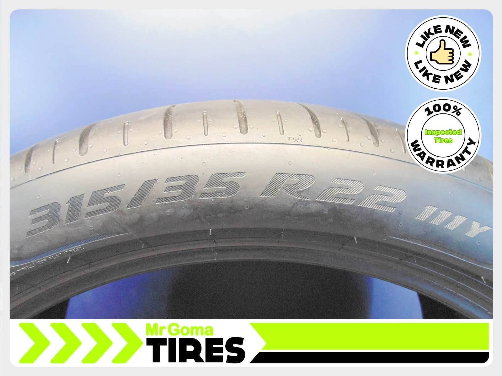 2 PIRELLI P ZERO TM PZ4 KS RFT RSC XL 315/35R22 111Y 7.7/32 AVG Run flat