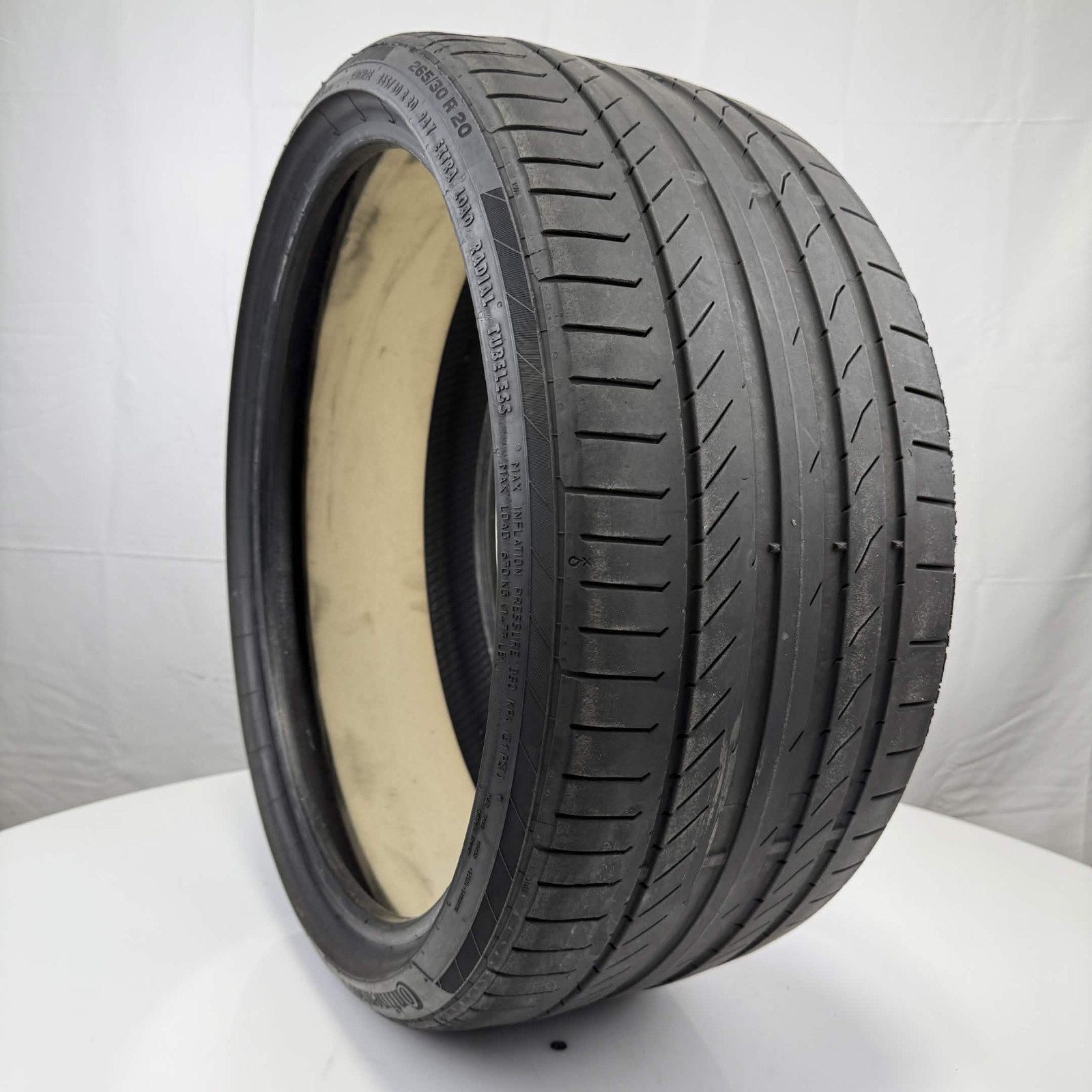 Used 265/30R20 Continental ContiSportContact 5P R01 ContiSilent 94Y 4.5/32