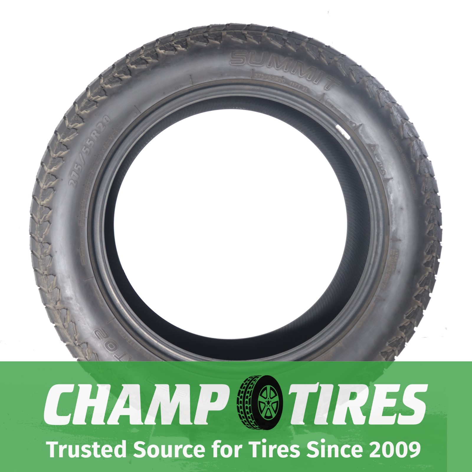 P275/55R20 Summit Trail Climber AT02 117 T Used 7/32nds