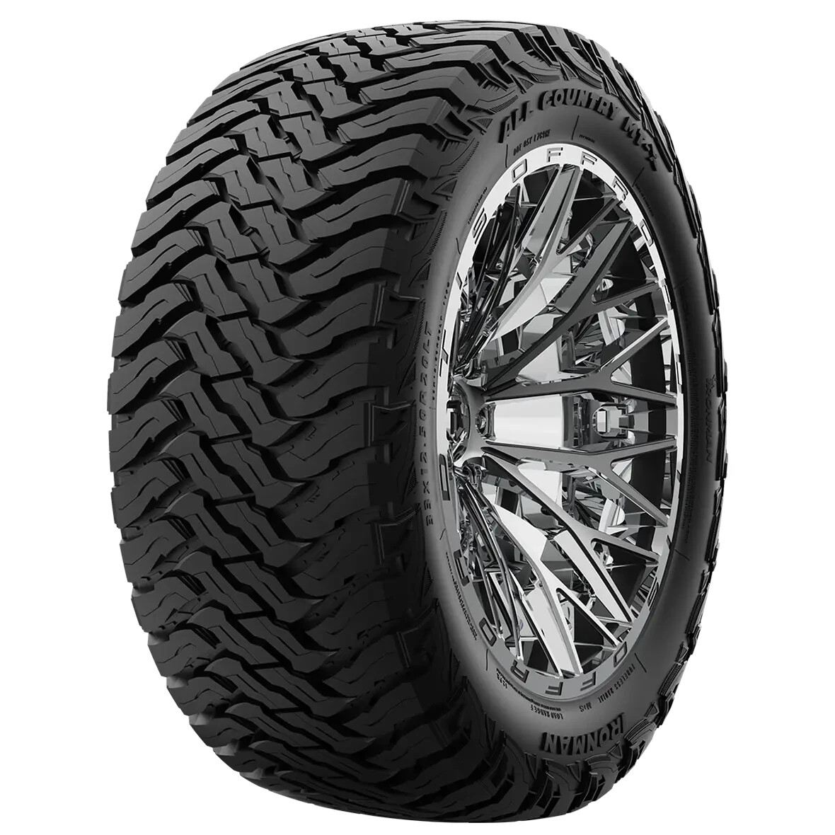 1 New 35X12.50R22 Ironman All Country MT-X Tire 35125022 35 1250 22 Mud 12 Ply