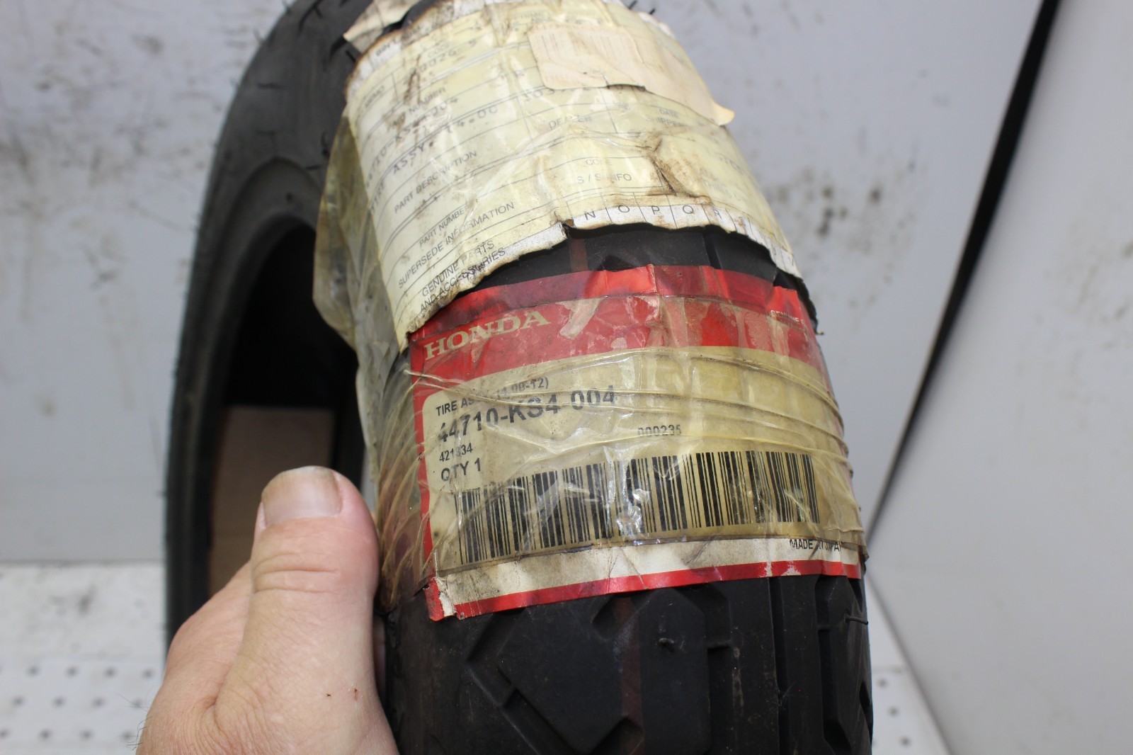 DUNLOP K488F FRONT TIRE TUBELESS 4.00-12 *NOS* (NTF12-01)