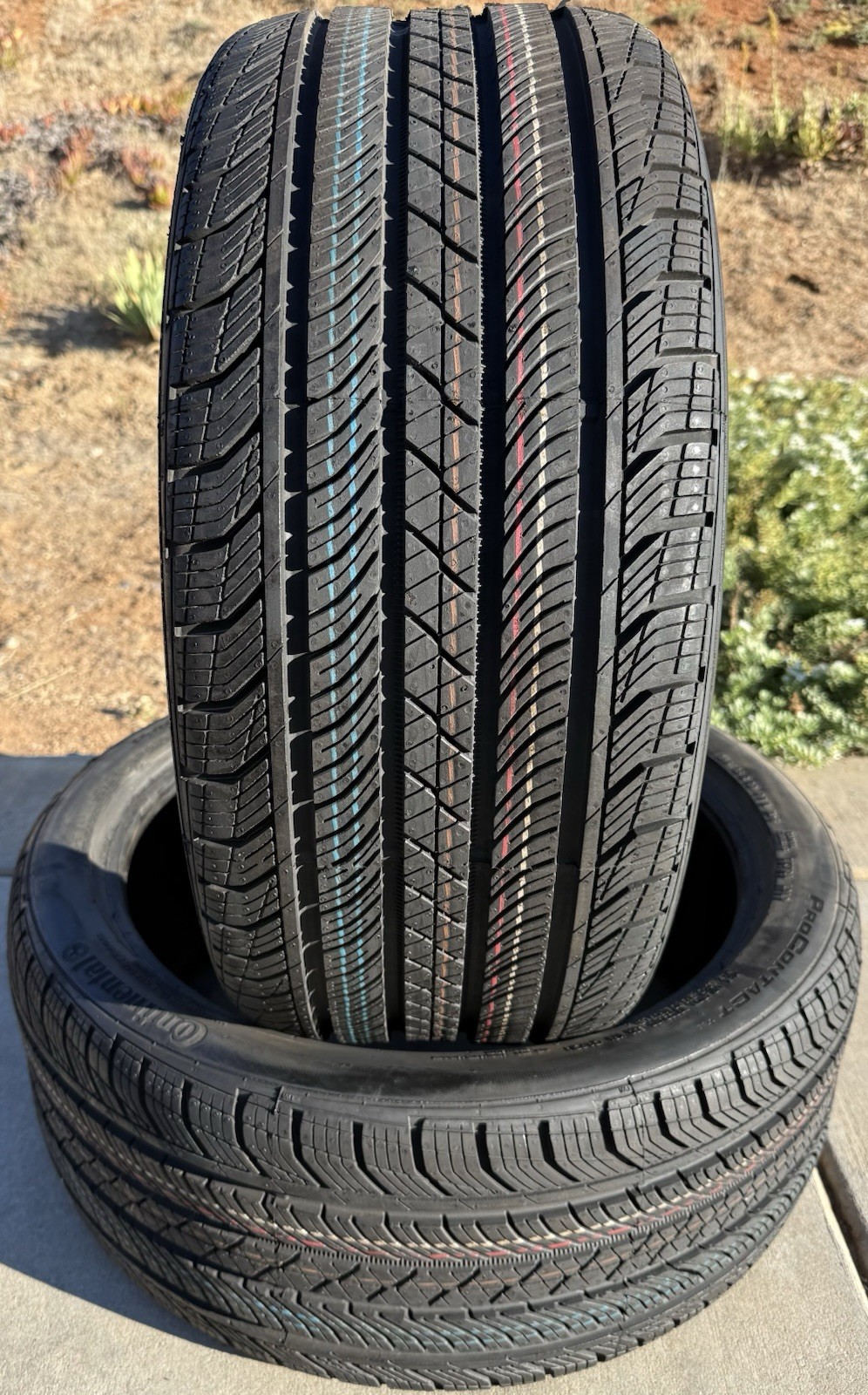 Set of TWO BRAND NEW 265/35R20 99H Continental ProContact TX AO All Season Tires