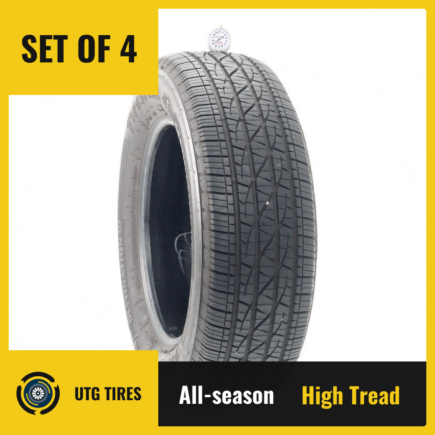 Set of (4) Used 235/65R17 Firestone Destination LE3 104H – 9-10/32
