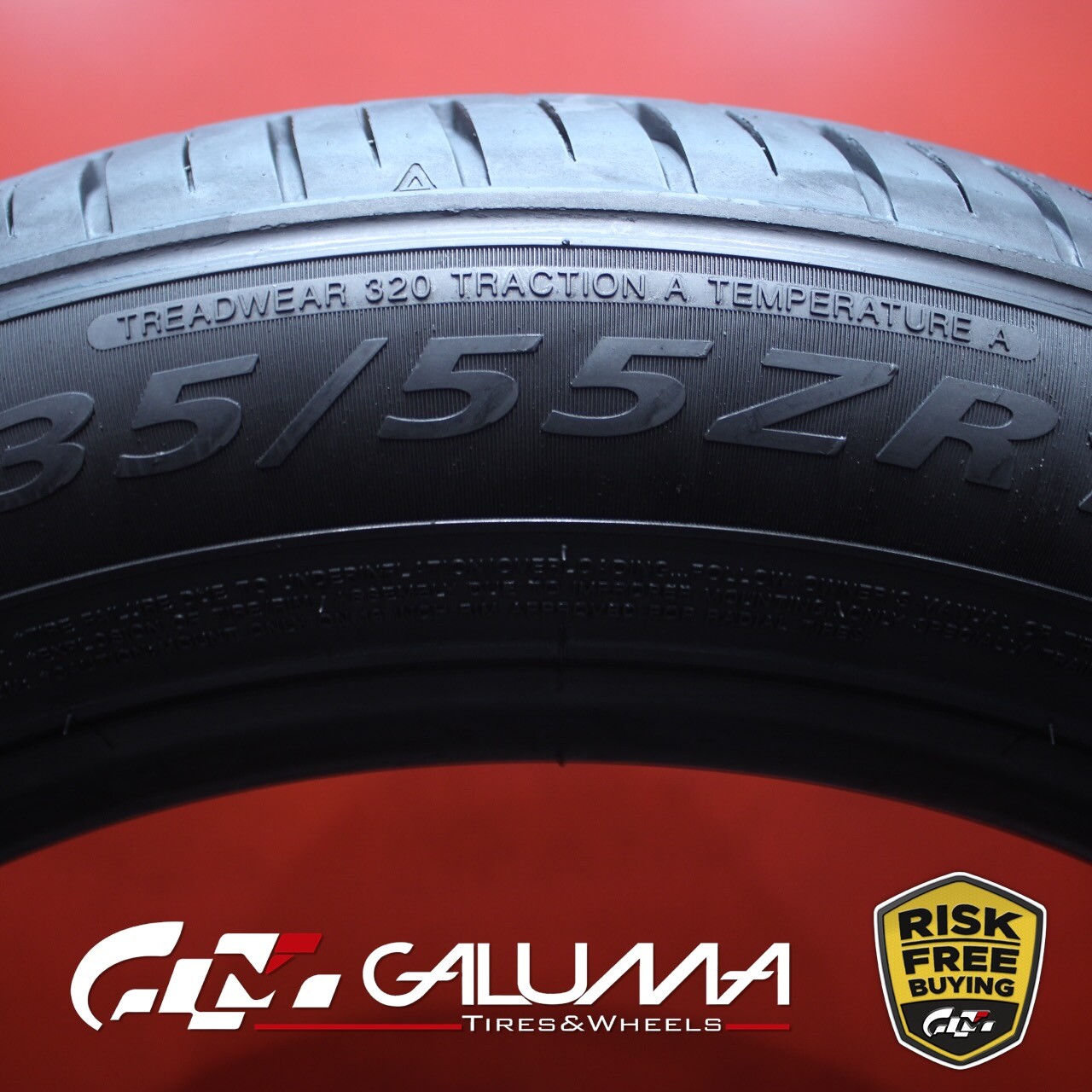 1 (One) Tire LikeNEW Lexani LX Twenty 235/55R19 235/55/19 ZR19 No Patch #81957