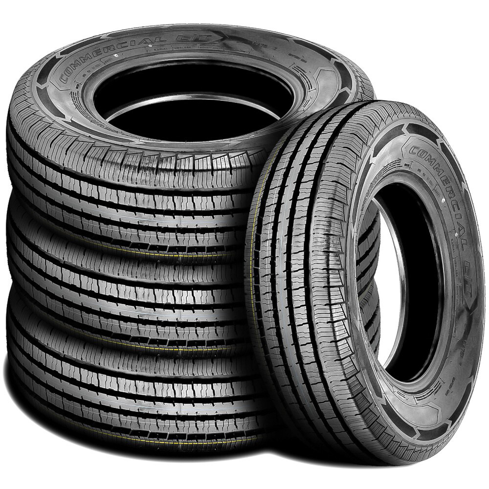 4 Tires Americus Commercial L/T LT235/75R15 Load E 10 Ply Commercial