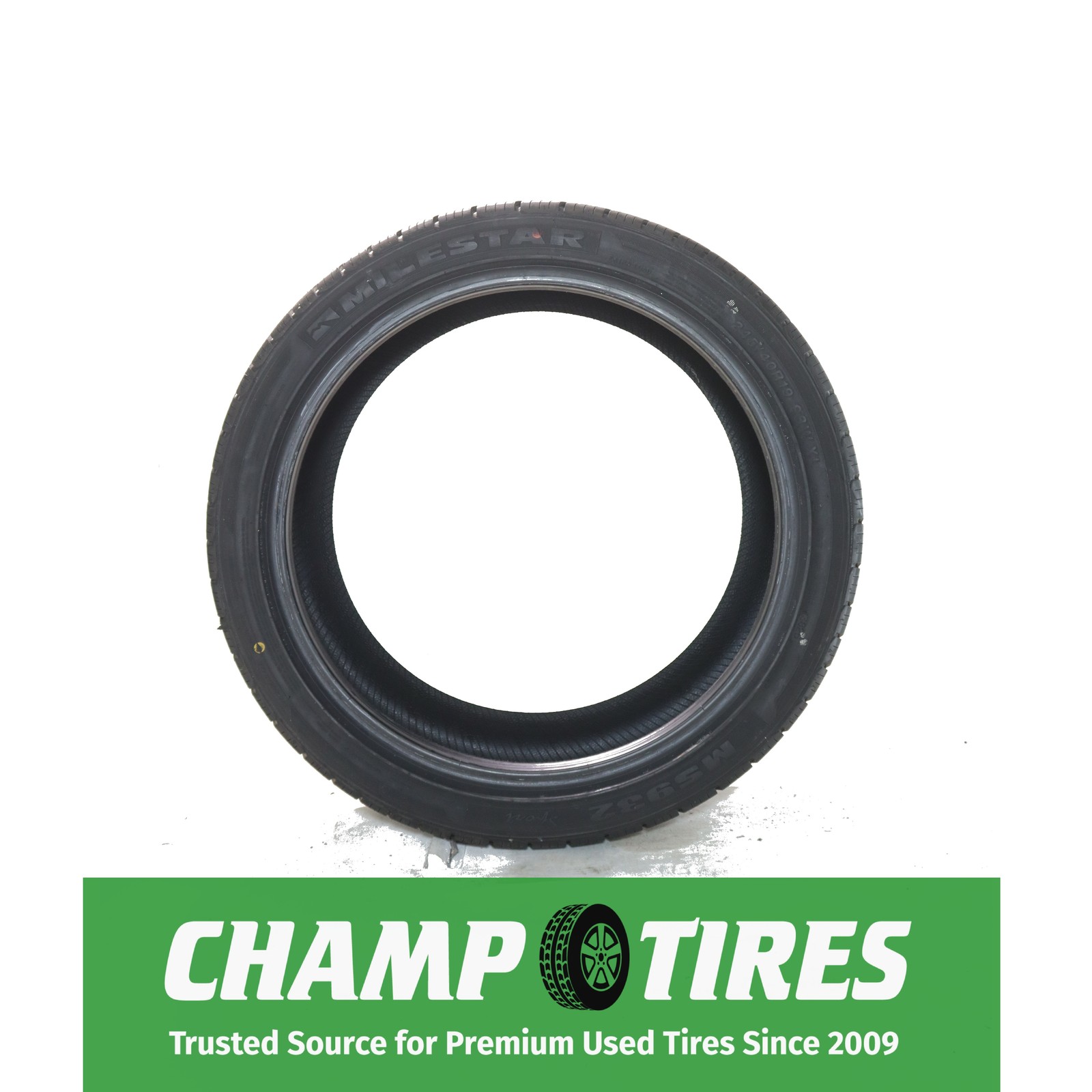P245/40R19 Milestar MS932 Sport 98 W Used 9/32nds