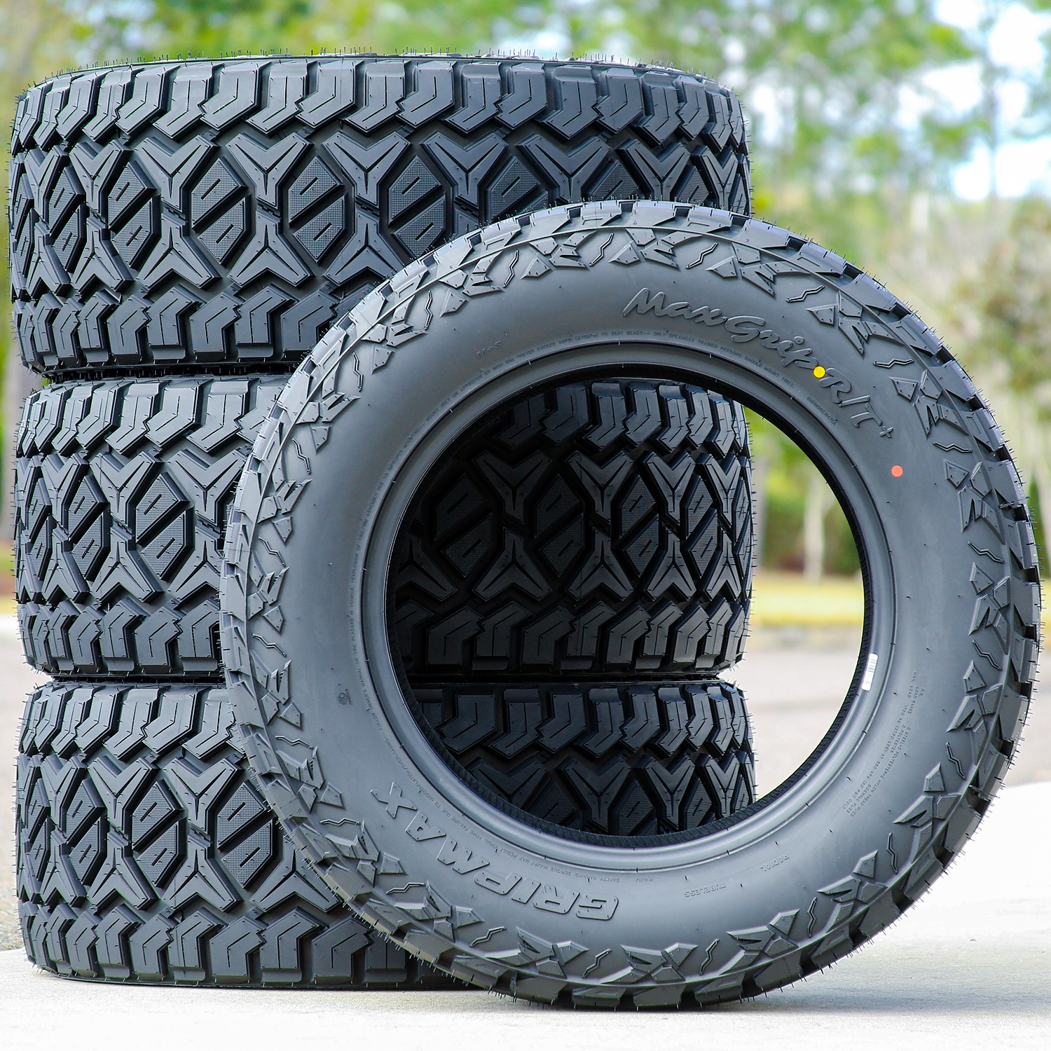 4 Tires LT 35X14.50R20 Gripmax MaxGrip R/T+ RT R/T Rugged Terrain Load F 12 Ply