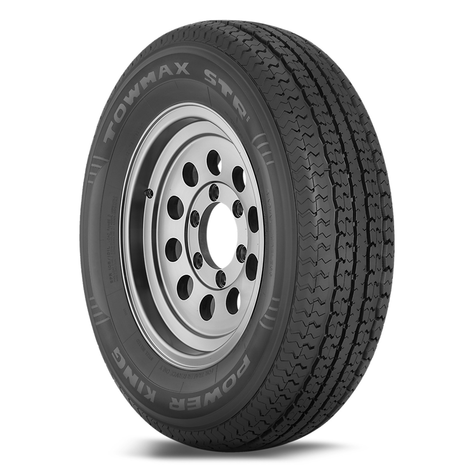 Power King Towmax STR II ST235/80R16 10PR 124/120L Load E Trailer Tire 235 80 16