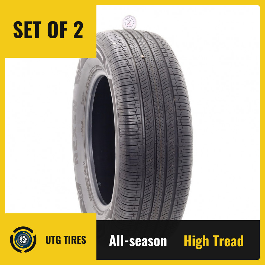 Set of (2) Used 235/65R17 Nexen Roadian GTX SUV 104H – 8.5/32