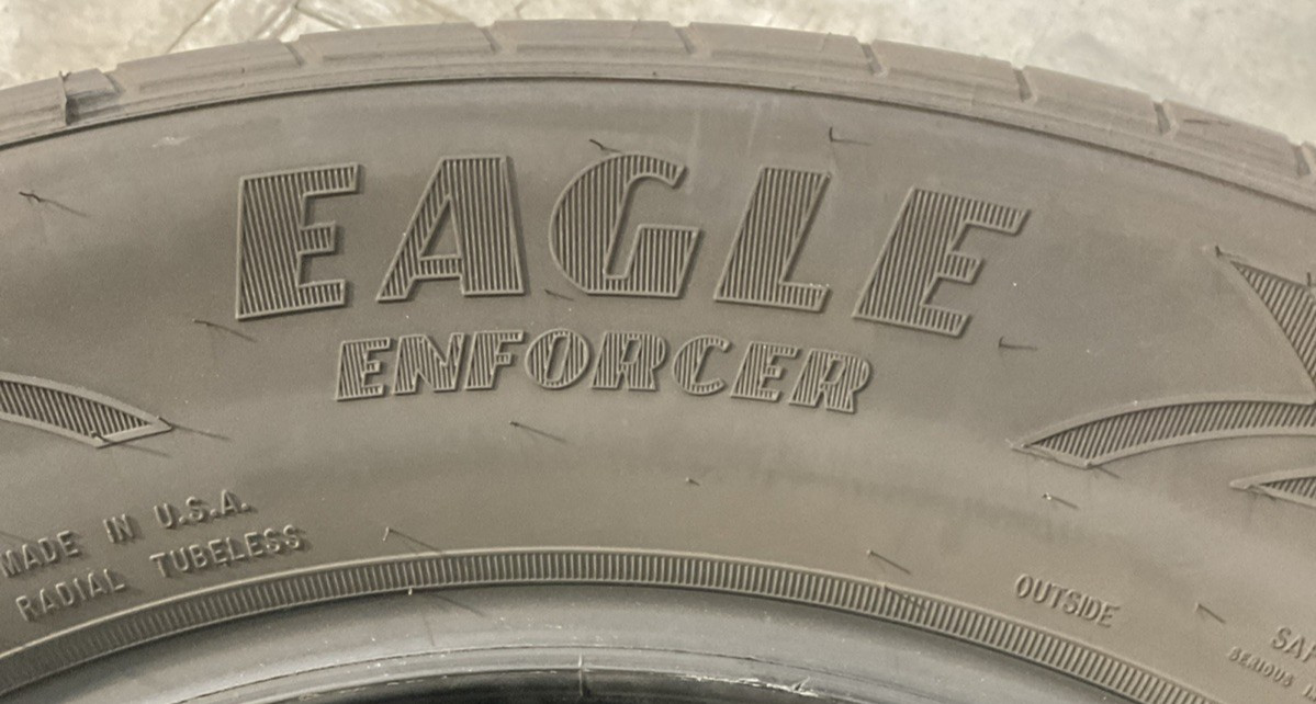 4- Used GOODYEAR EAGLE ENFORCER 255/60R18 108V SL VSB FO