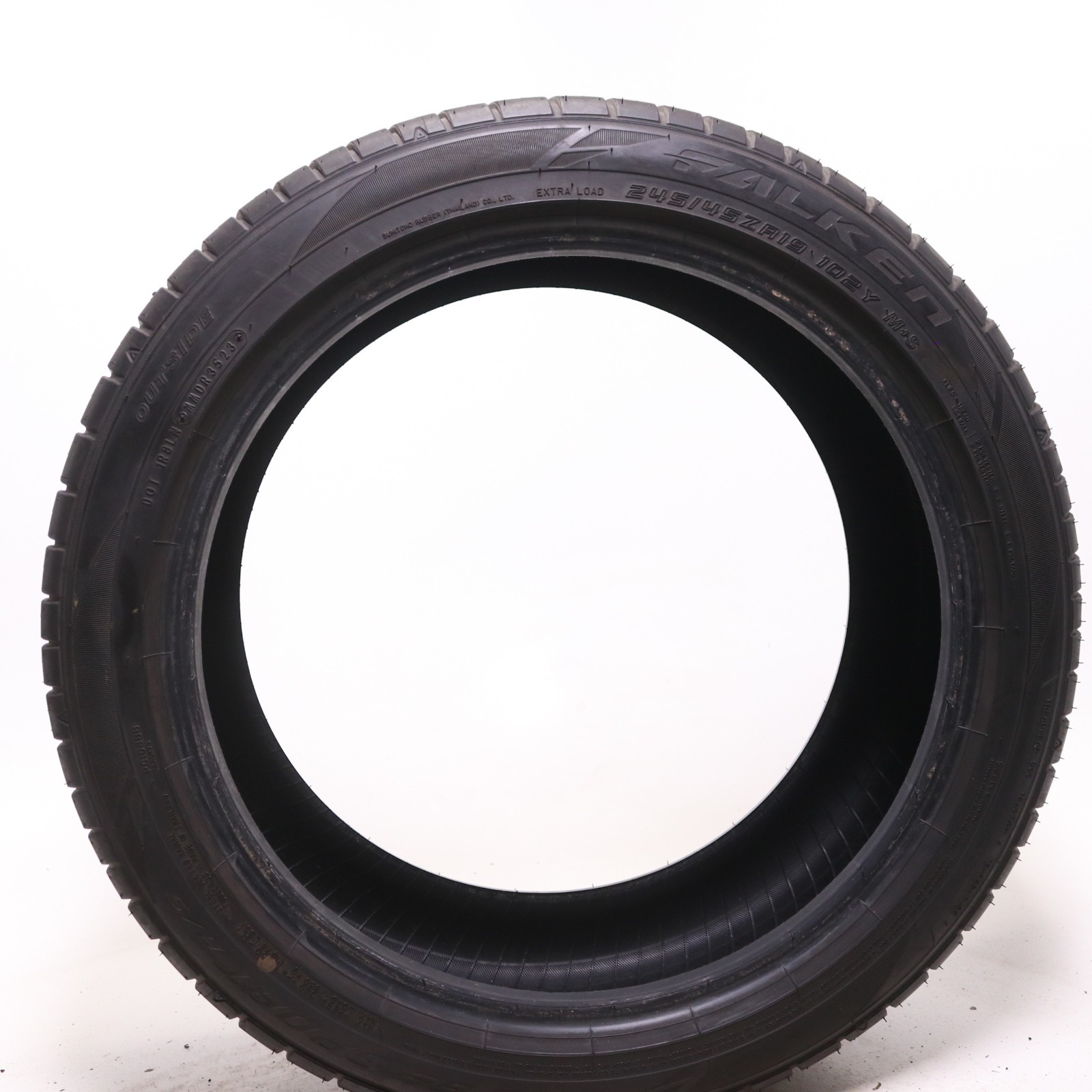 Set of 2 Used 245/45ZR19 Falken Pro G5 Sport A/S – 102Y – 8-8.5/32 No Repairs
