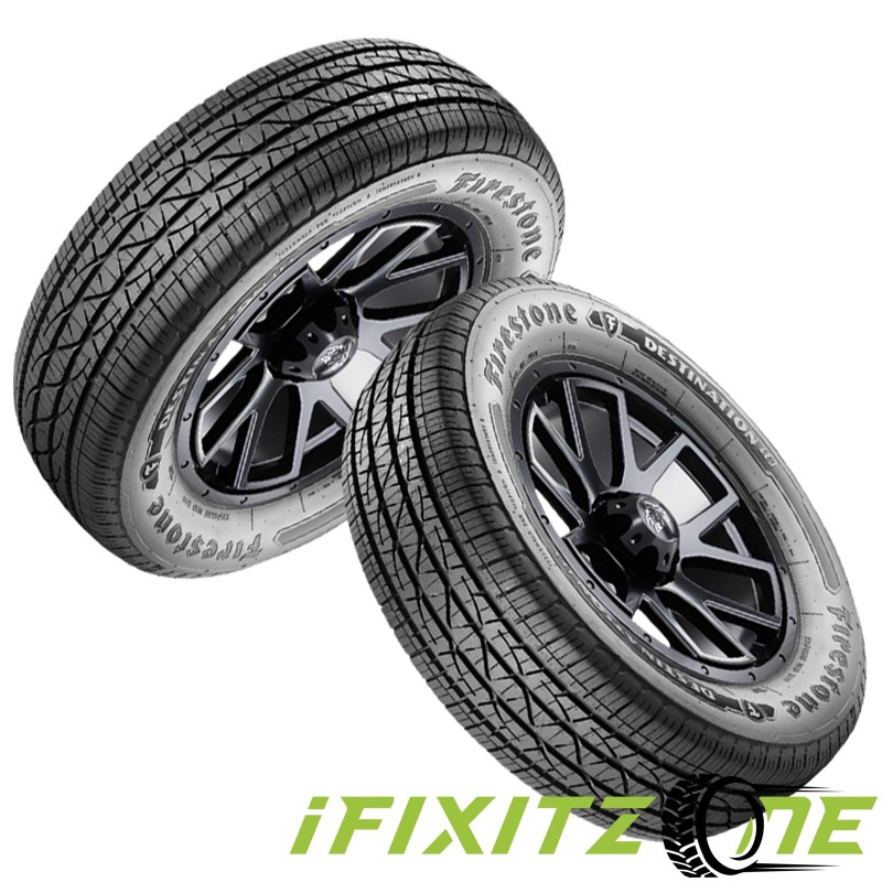 2 Firestone Destination LE3 235/70R16 106T Tires, 700AB UTQG, 70,000 Mileage A/S