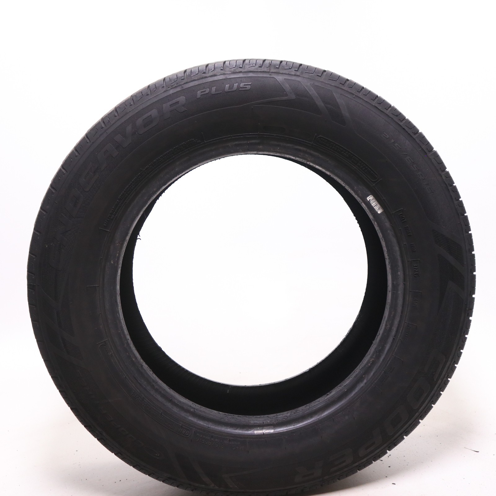 Set of 2 Used 215/65R16 Cooper Endeavor Plus – 98H – 8.5-9/32