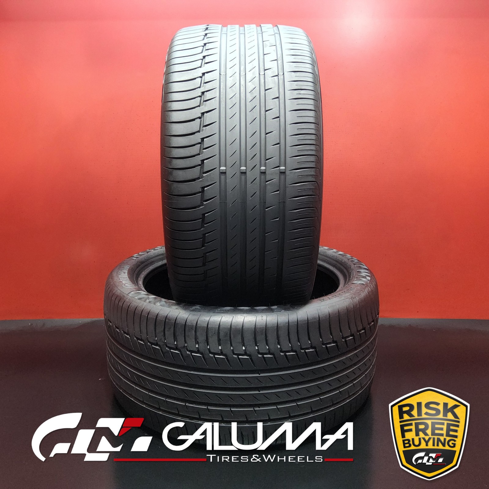 2 Tires Continental PremiumContact 6 ★ SSR Run Flat XL 315/35R21 No Repair 94551
