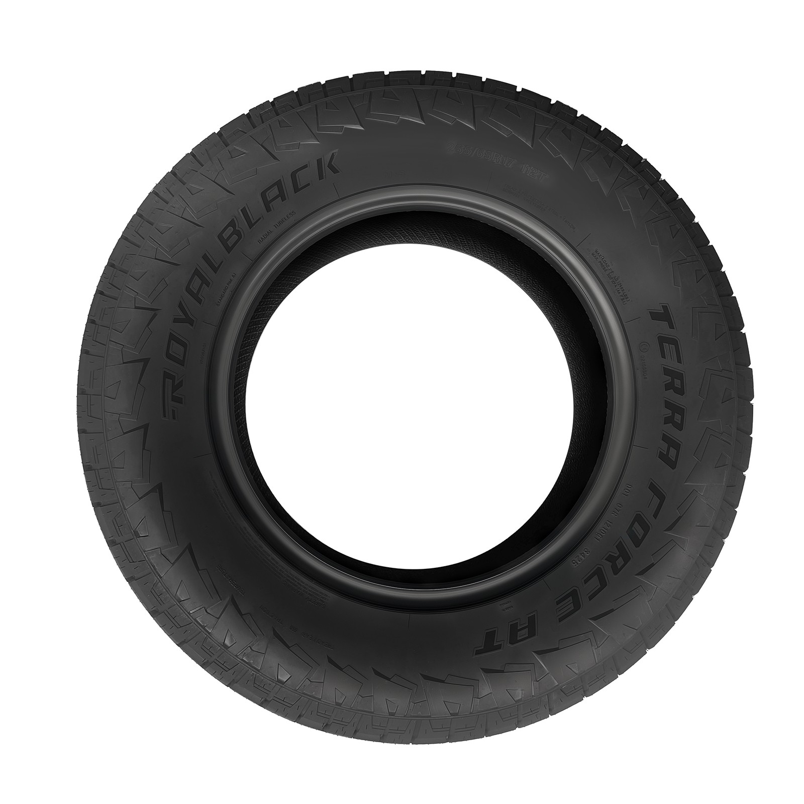 TERRA 265/65R17 112T 4 Tire AT Durable for Daily Driving 9.6mm Tread 660AA 50000