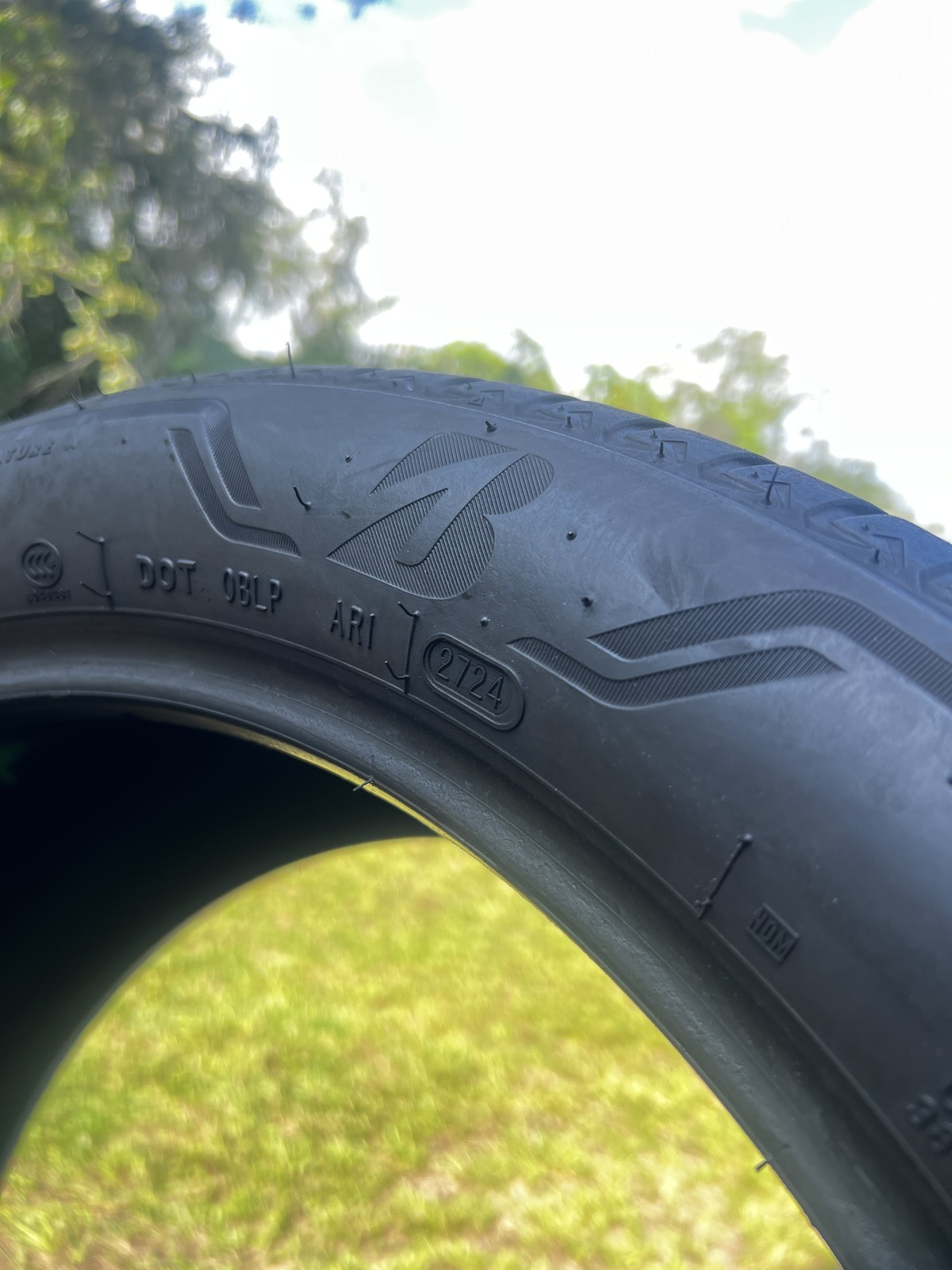1 Tire Bridgestone Alenza 001 RFT ★ BMW 275/40R20 106W DOT.2724 7.5/32 NO Patch