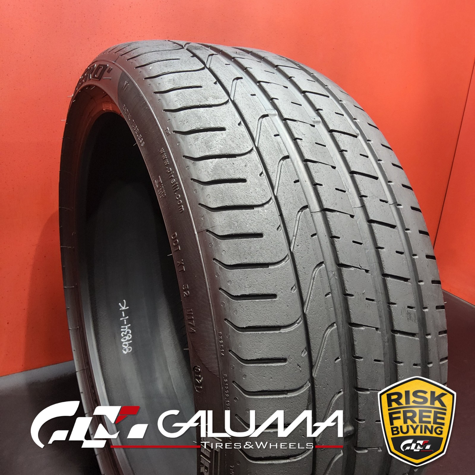 1 (One) Tire Pirelli P Zero N1 245/35ZR20 245/35/20 2453520 No Repairs #89834