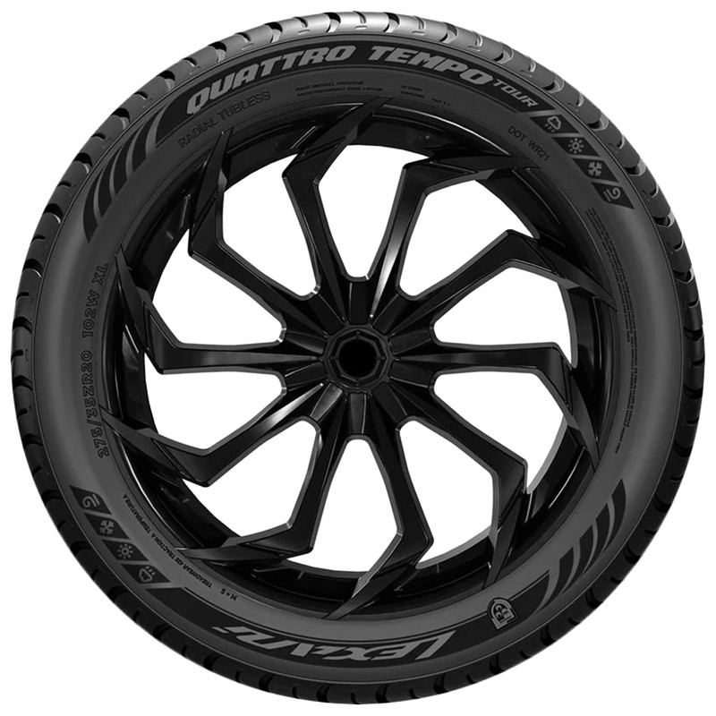 4 Lexani Quattro Tempo Tour AW 195/55R16 91V All Season+Snow Certified+70K Mile