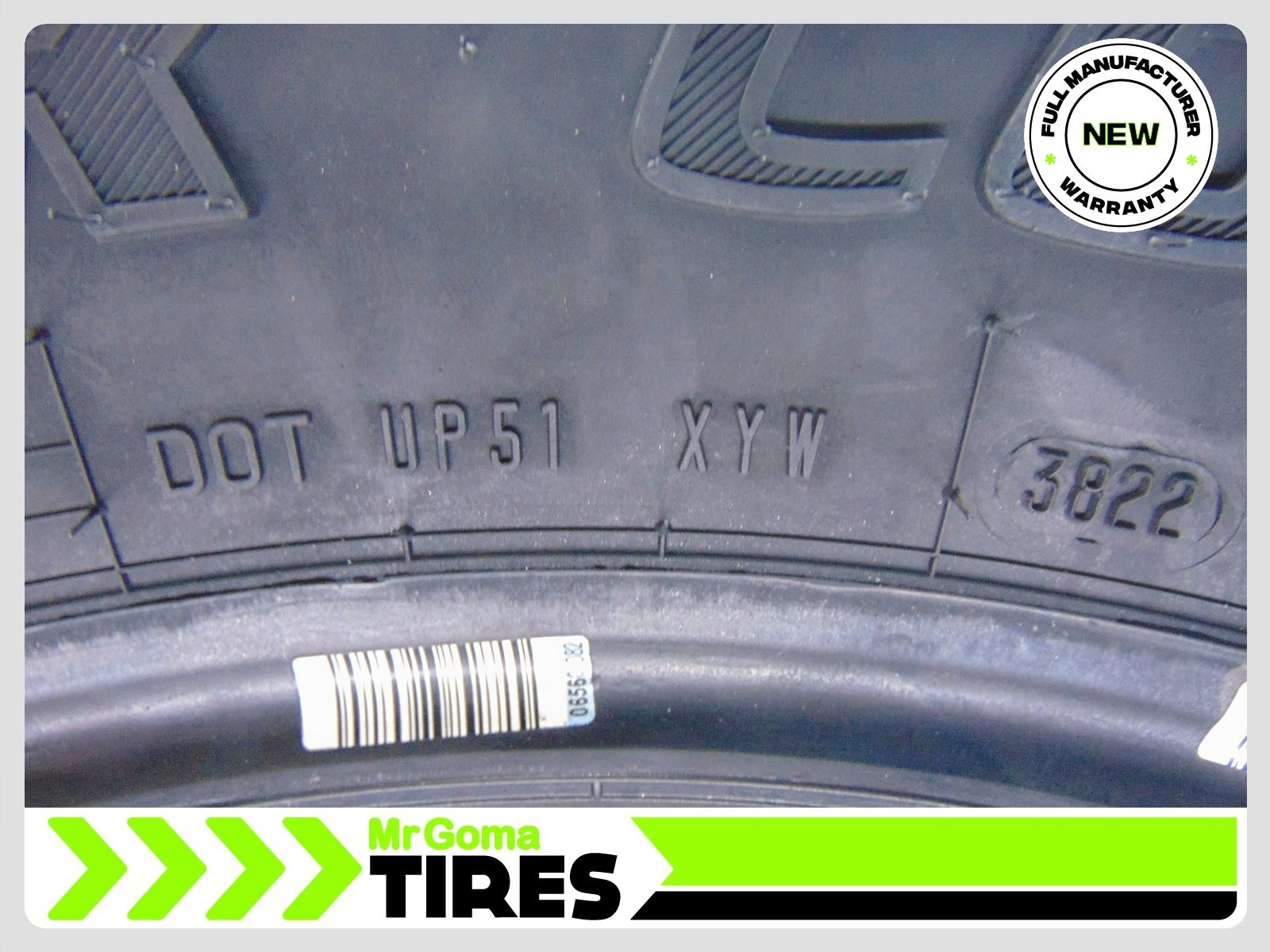1 BRAND NEW DEAN TIRES BACK COUNTRY A/T2 LT265/70R18 TIRE 124/121S LT2657018