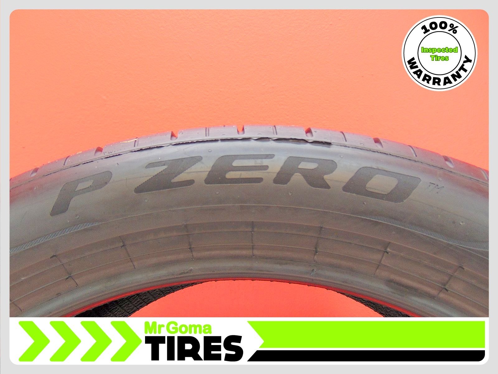 1 PIRELLI P ZERO TM RO ELECT XL 285/40R21 USED TIRE 8.0/32 TREAD 109W 2854021