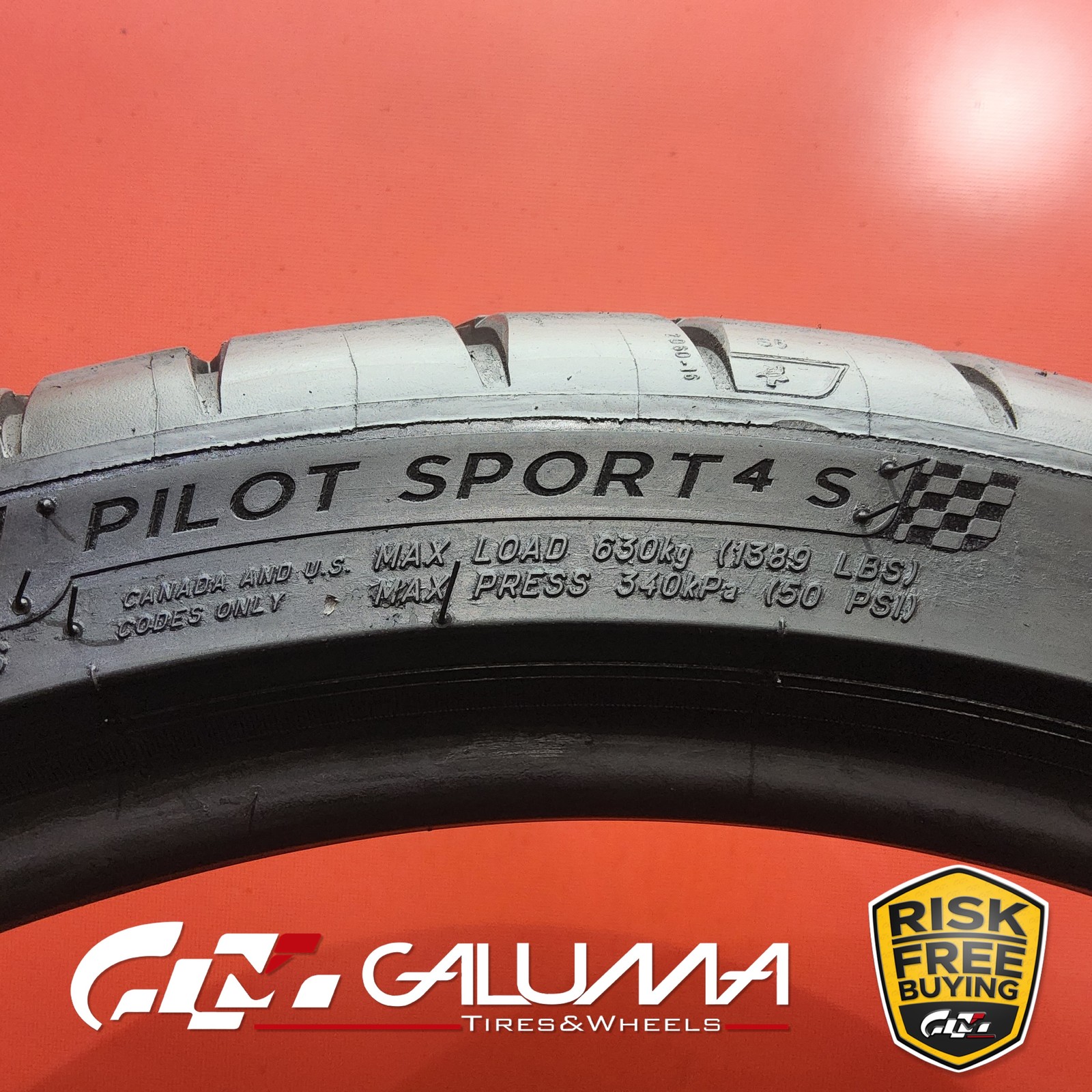 Set of 2 Tires Michelin Pilot Sport 4S XL 235/35ZR20 235/35/20 No Repairs #95868
