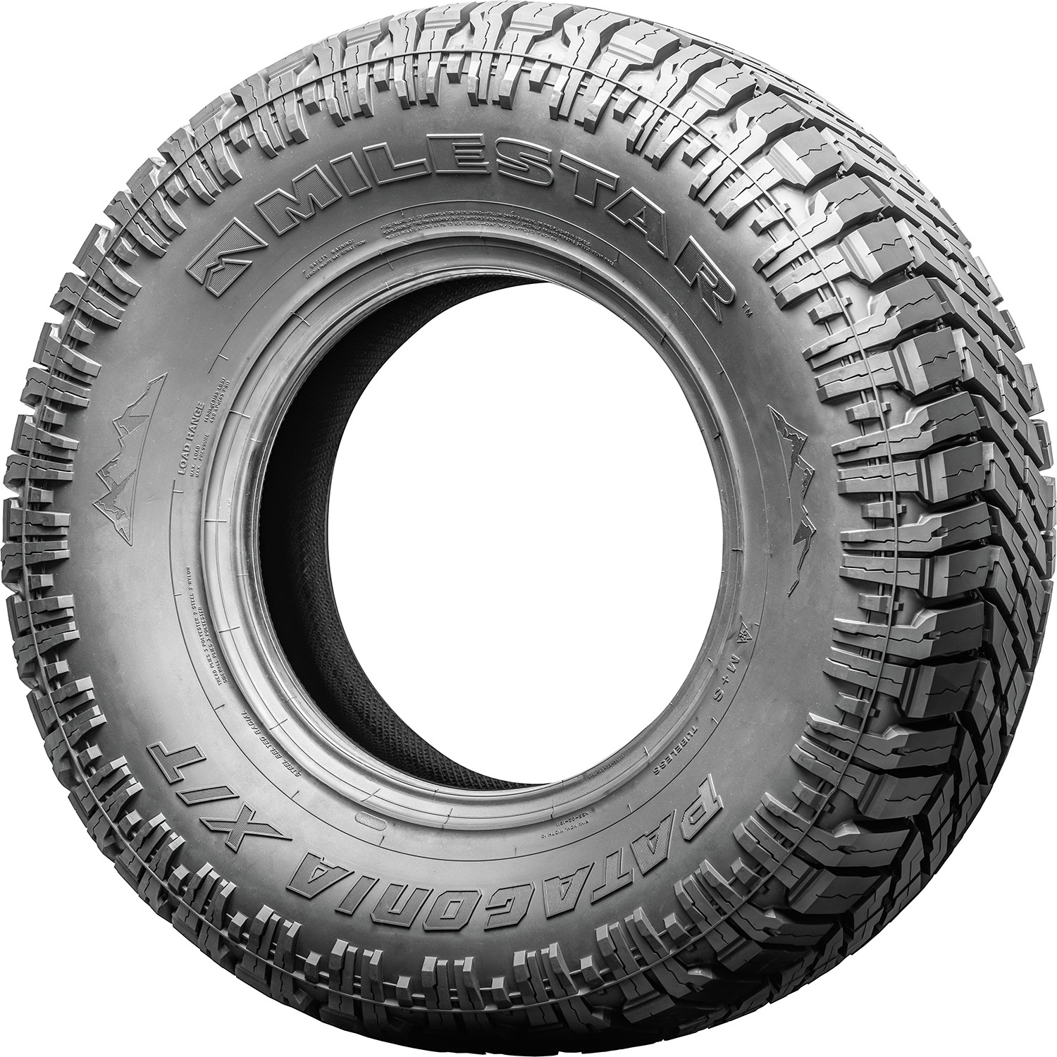 Tire Milestar Patagonia X/T LT 35X12.50R17 125Q E 10 Ply XT Extreme Terrain