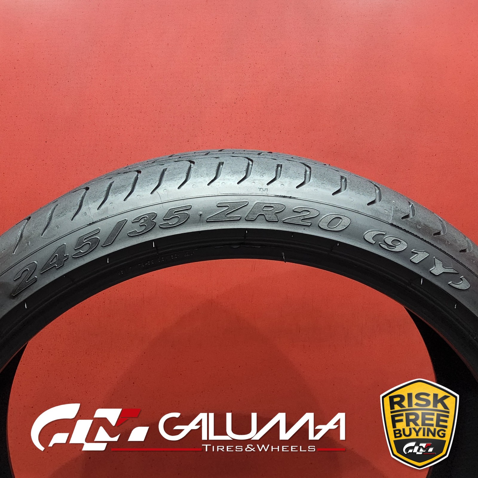 1 (One) Tire Pirelli P Zero N1 245/35ZR20 245/35/20 2453520 No Repairs #89834