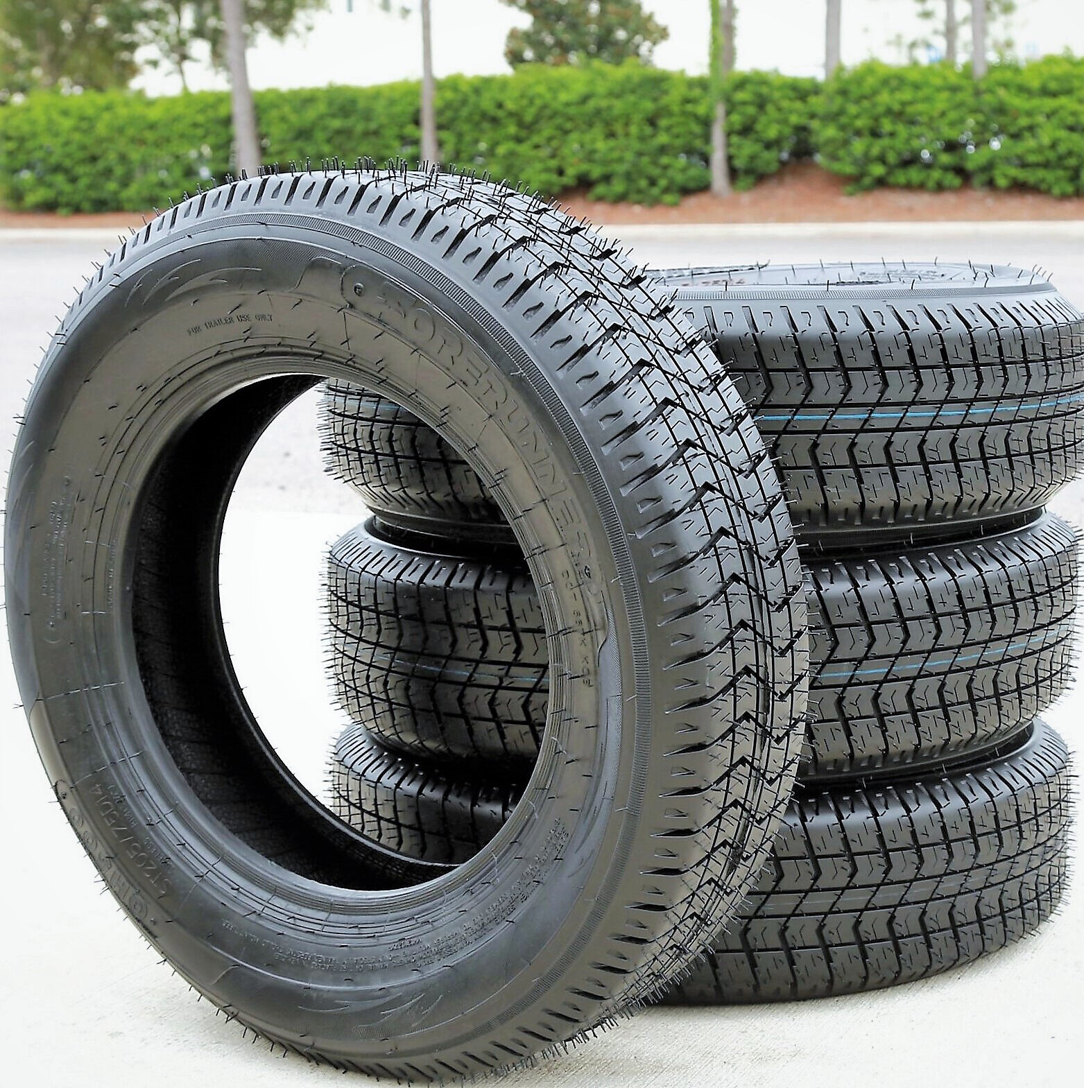 4 Tires Forerunner QH500 ST 205/75D14 Load C 6 Ply Trailer