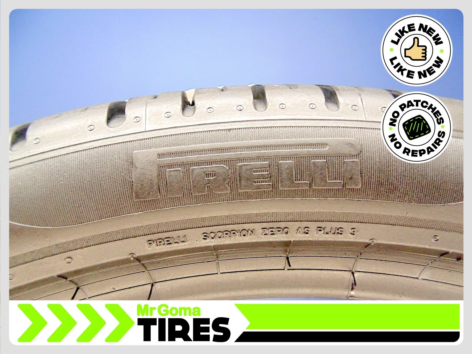 2 PIRELLI SCORPION ZERO AS PLUS 3 ELECT 285/35R22 USED TIRES 9.1/32TREAD 2853522