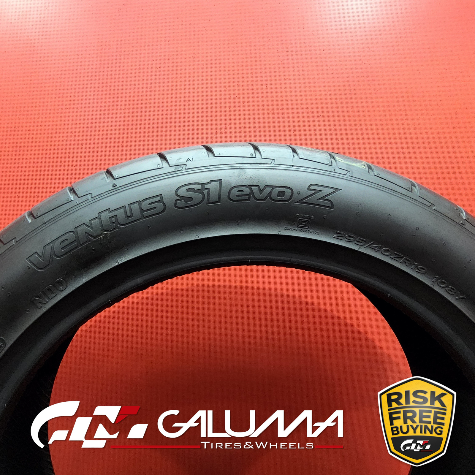 1 (One) Tire LikeNEW Hankook Ventus S1 Evo Z 295/40ZR19 295/40/19 2954019 #87530