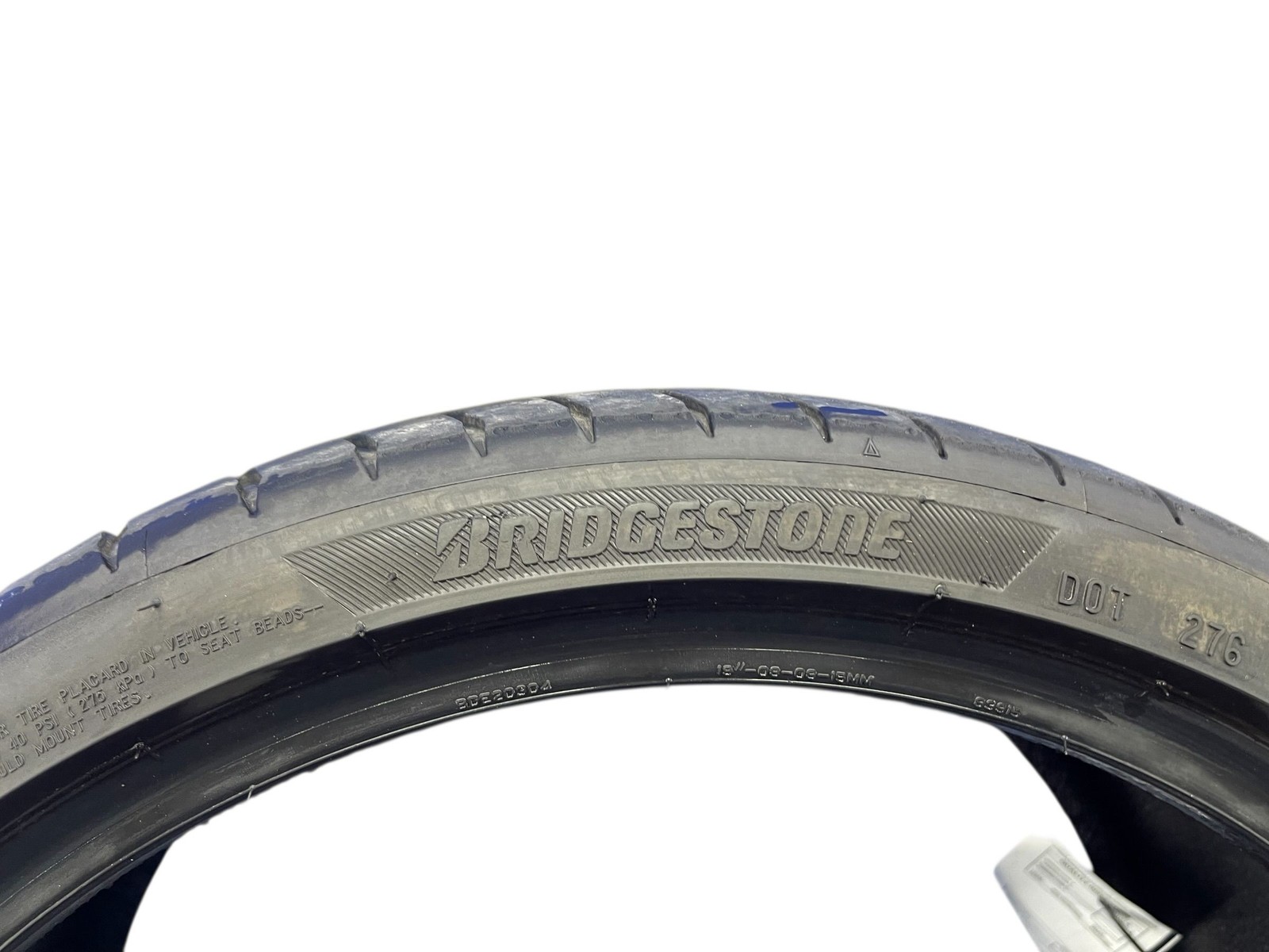 265/30ZR19 93Y BRIDGESTONE POTENZA SPORT ENLITEN 6/32NDS DATECODE 1025