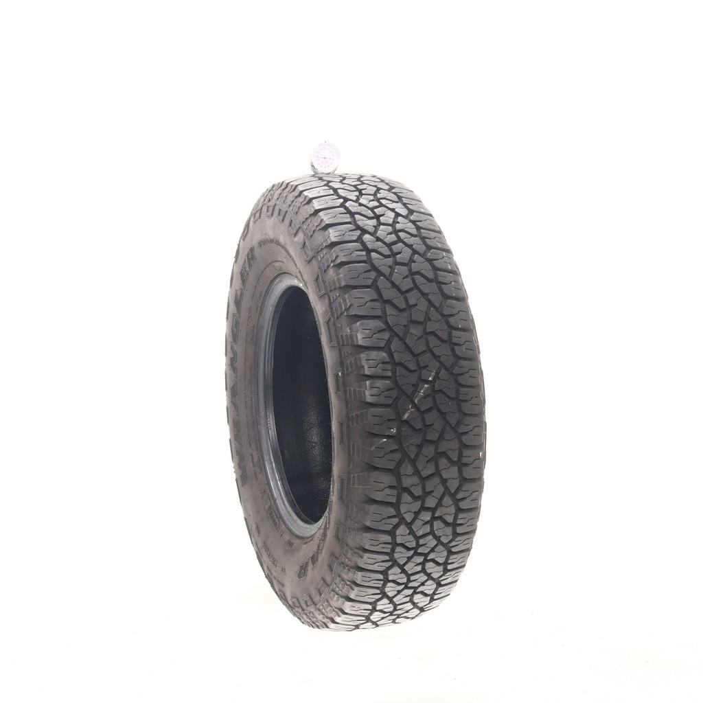 Set of (4) Used 235/75R15 Goodyear Wrangler Trailrunner AT 105S – 9.5-10.5/32