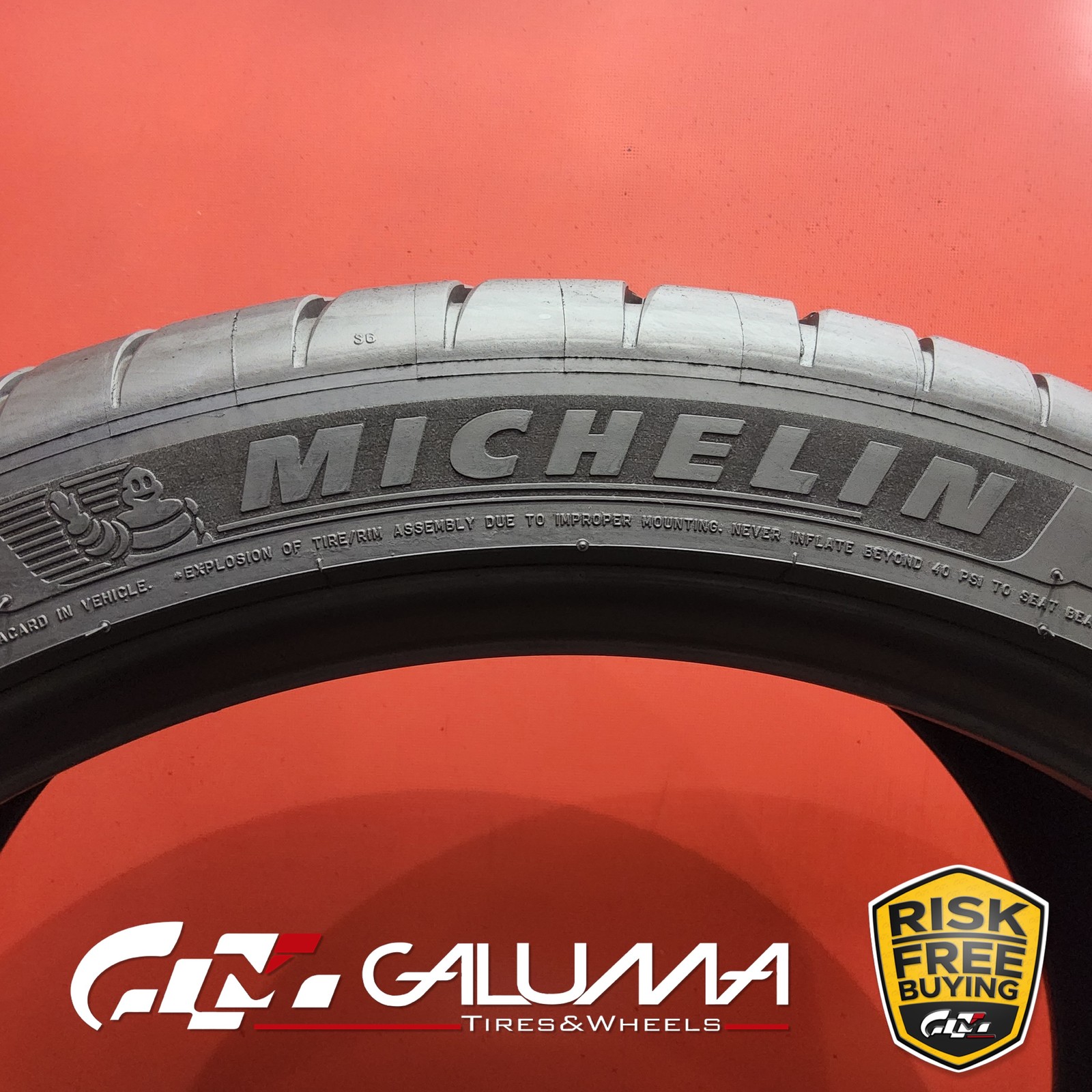1 Tire LikeNEW Michelin Pilot Sport 4S (ZP) RunFlat 305/30ZR20 No Repairs #95892