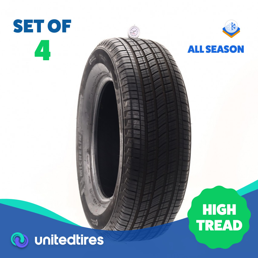 Set of (4) Used 265/65R18 Michelin Primacy LTX 114T – 9.5-11/32