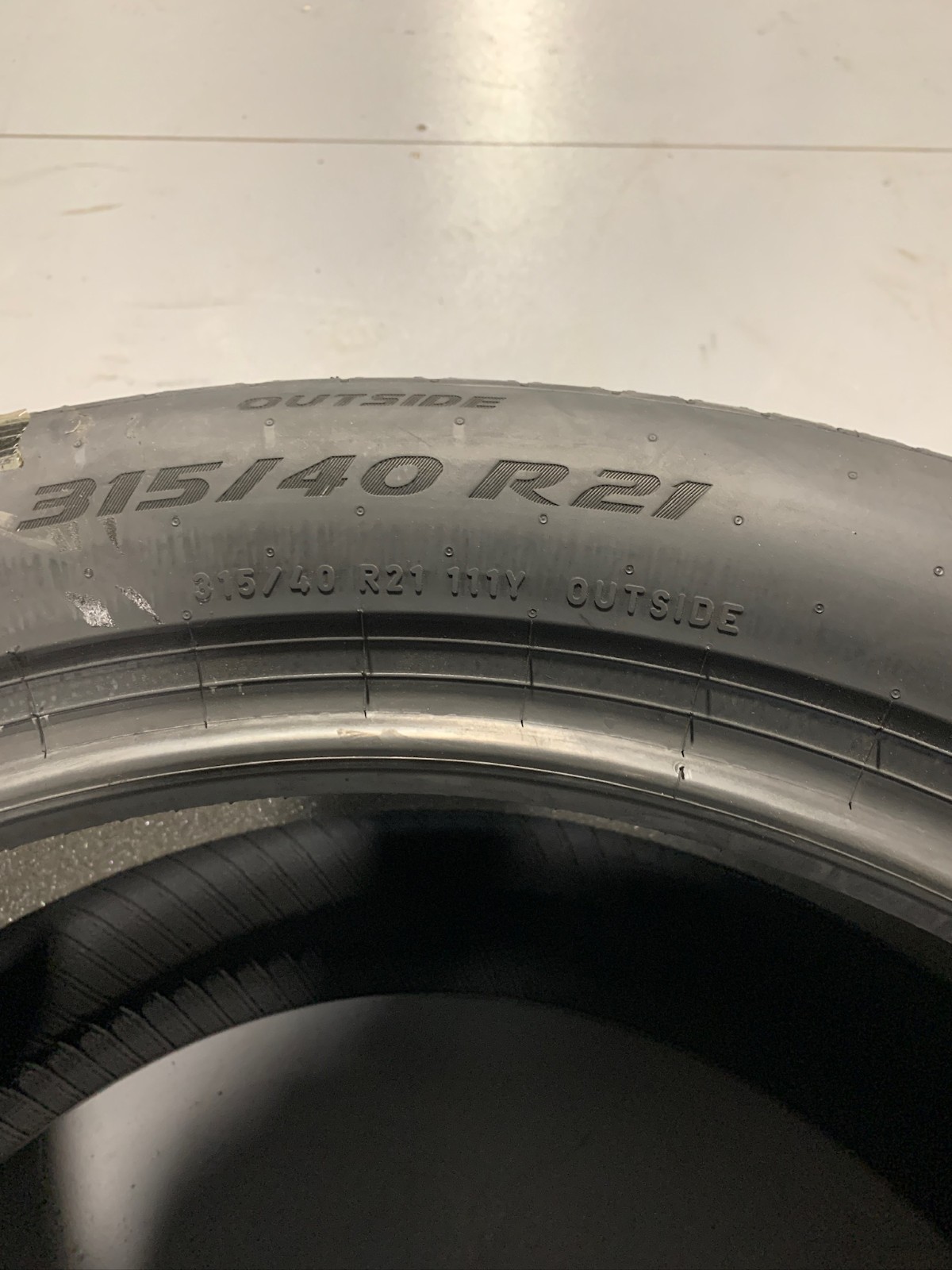 1 New 315 40 21 Pirelli P Zero PZ5 PNCS Noise Cancelling Summer Tire