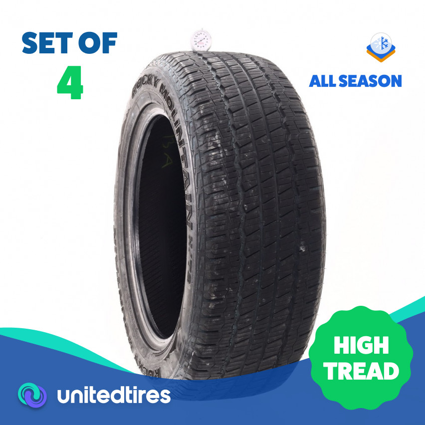 Set of (4) Used 275/55R20 Rocky Mountain H/T2 113H – 9/32