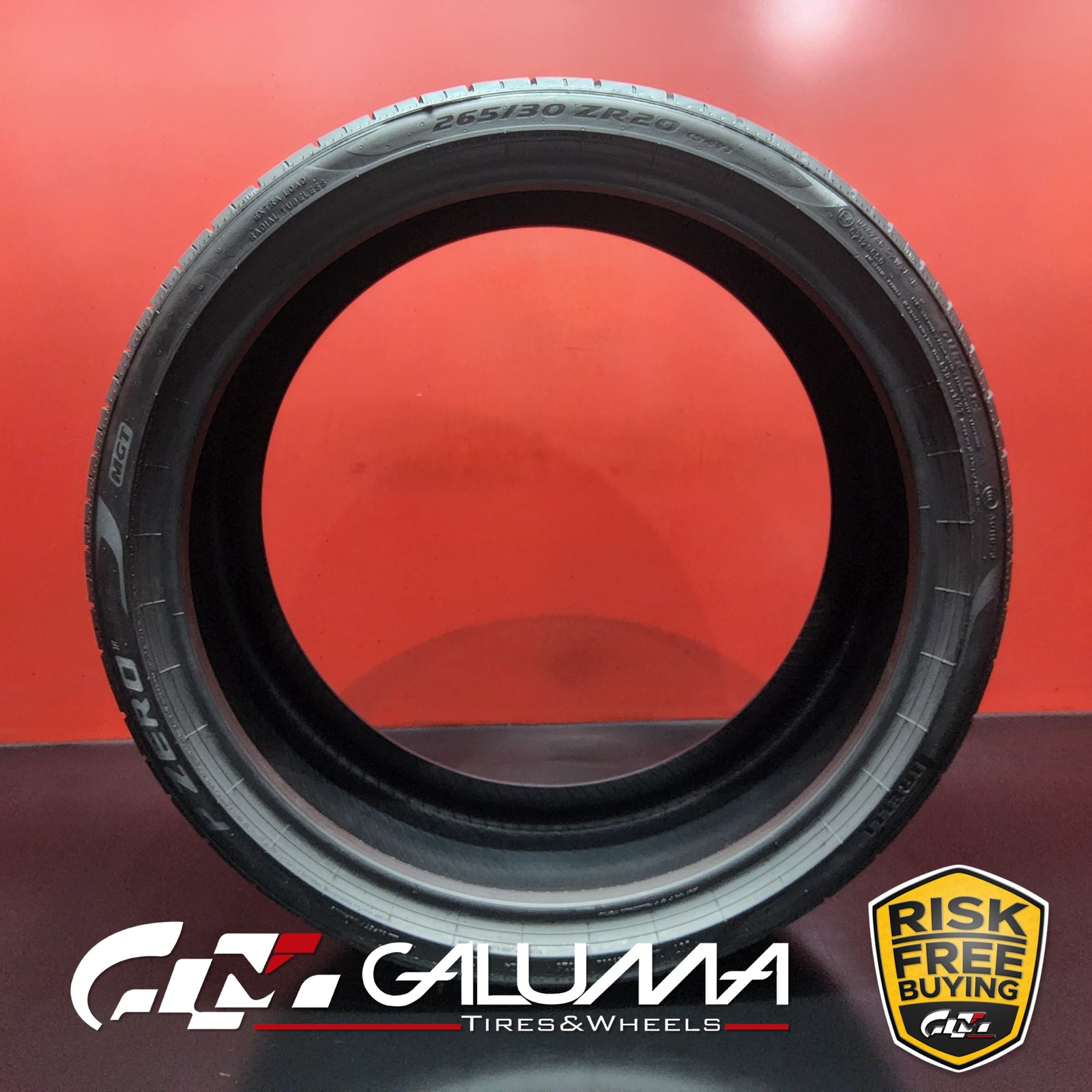 1 Tire LikeNEW Pirelli P Zero PZ4 (MGT) XL 265/30ZR20 265/30/20 No Repairs 95400