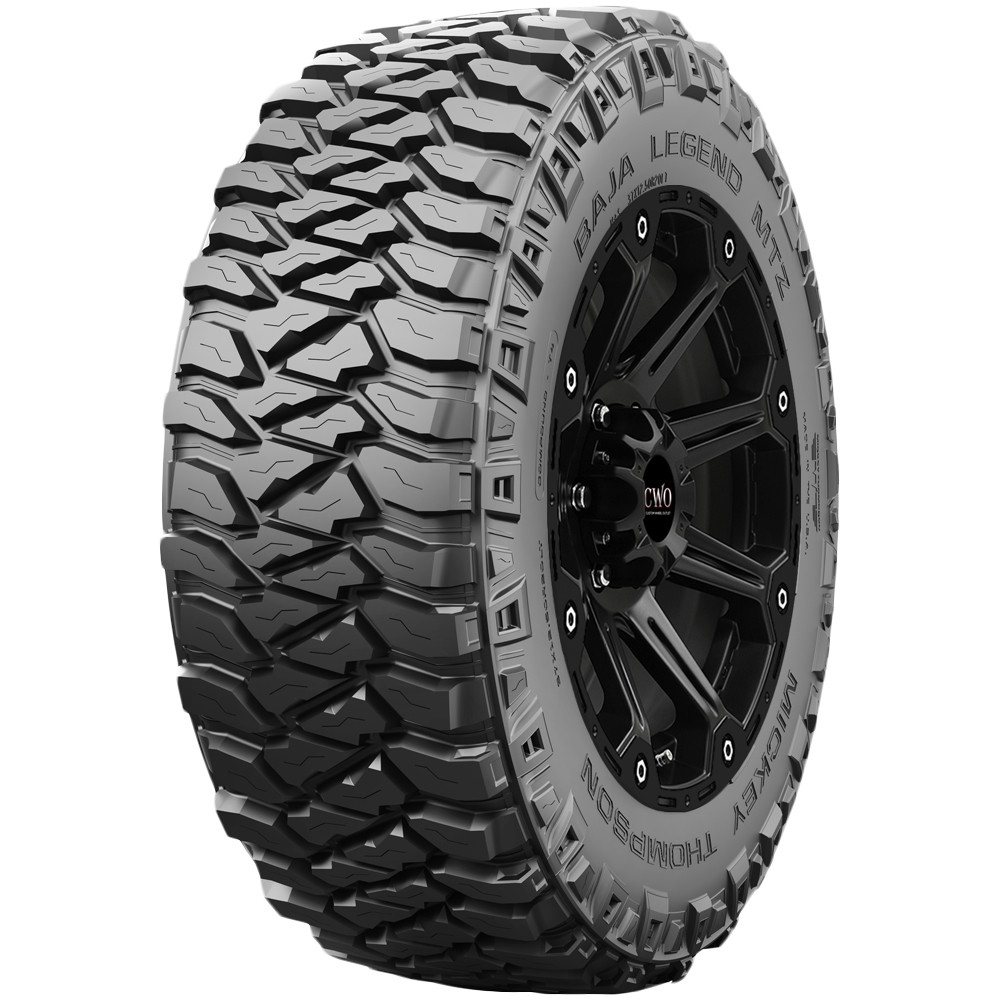 (QTY 5) 40×14.50R20 Mickey Thompson Baja Legend MTZ 128Q LRD Black Wall Tires