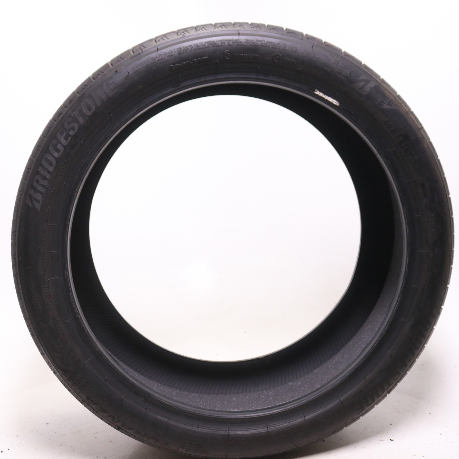 Set of 2 Used 265/40R21 Bridgestone Turanza LS100 MOE-S RFT B-Silent – 7-8/32