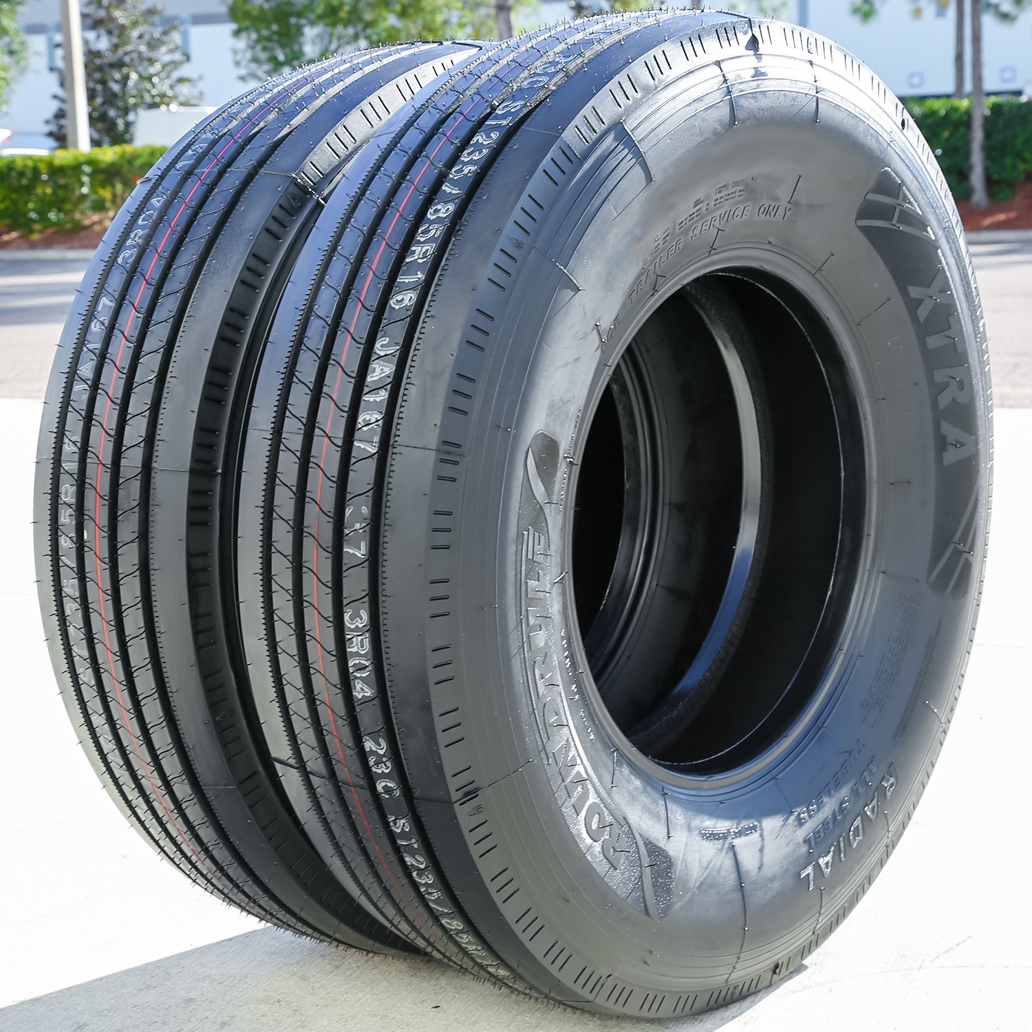 2 Tires ST 235/80R16 Roundrule Xtra All Steel Trailer Load H 16 Ply