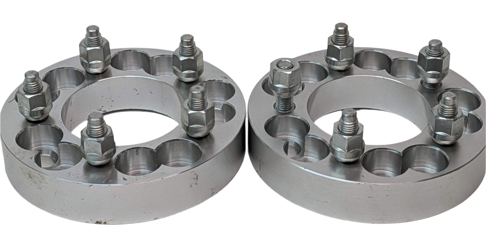 2 PCS MULTI DRILL WHEEL SPACER 5 ON 4.75 AND 5 ON 4.50 1.25″ THICK